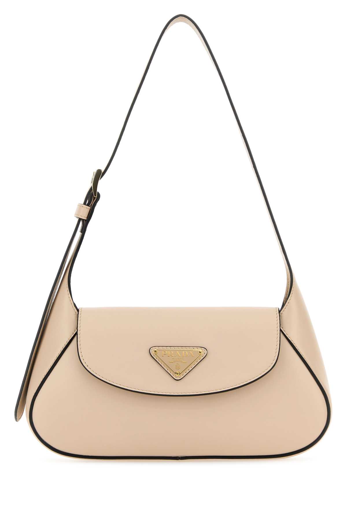 Prada Light Pink Leather Shoulder Bag | italist