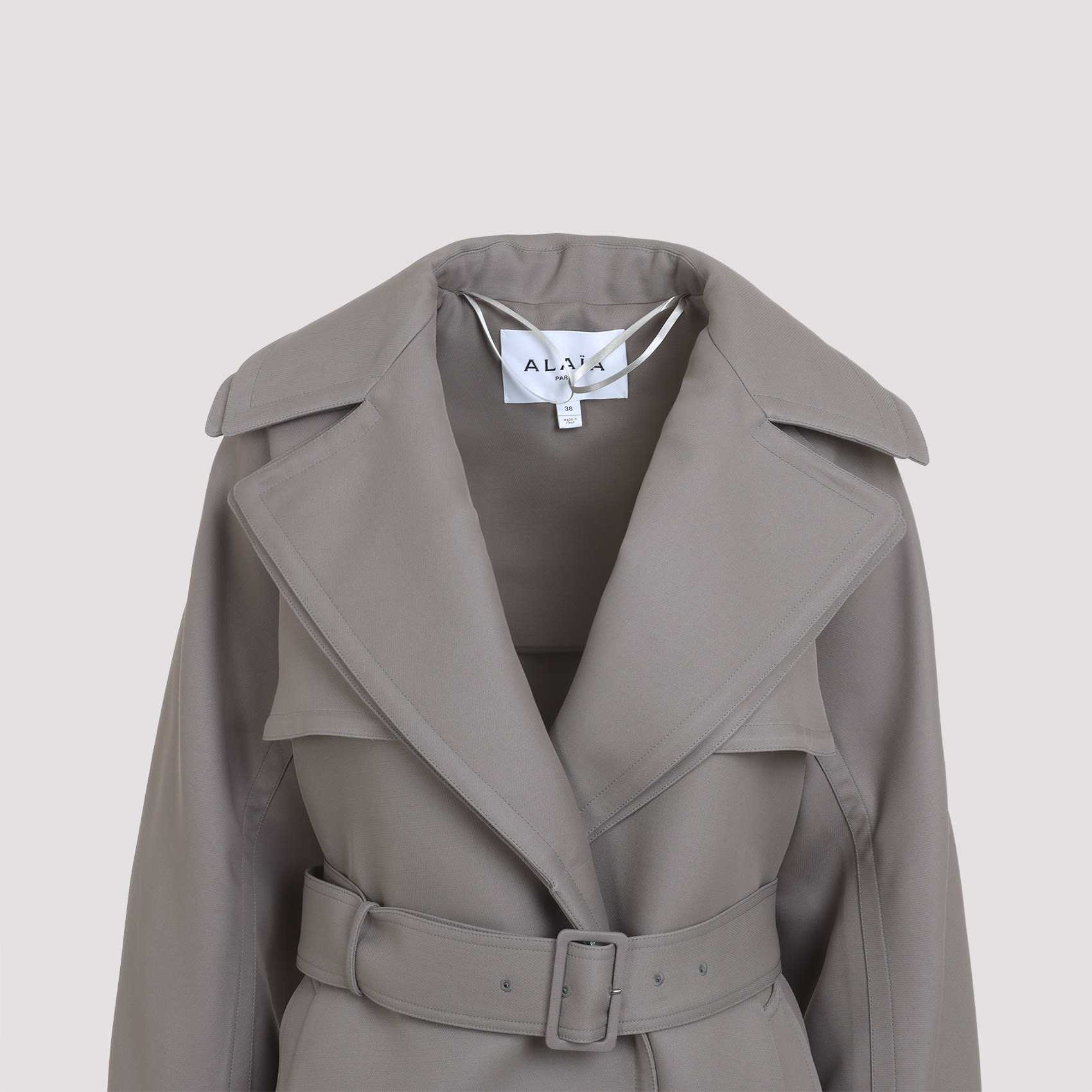 コート ALAIA SS25 TRENCH COAT DOUBLE DIAGONALE (AA9M03606T678 755) Alaia Alaïa Trench Coact Double Diagonal | italist