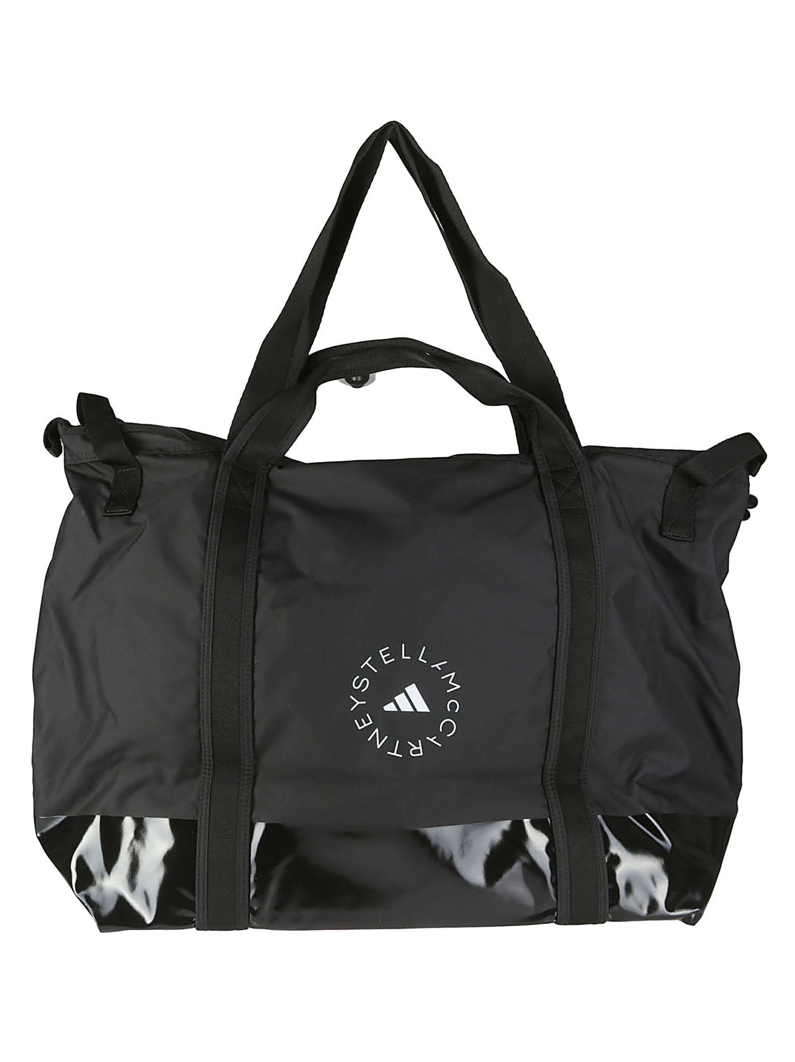トートバッグ ADIDAS BY STELLA MCCARTNEY TOTE Women Trace Khaki/Blush Yellow/Black Logo Tote Bag | Stella