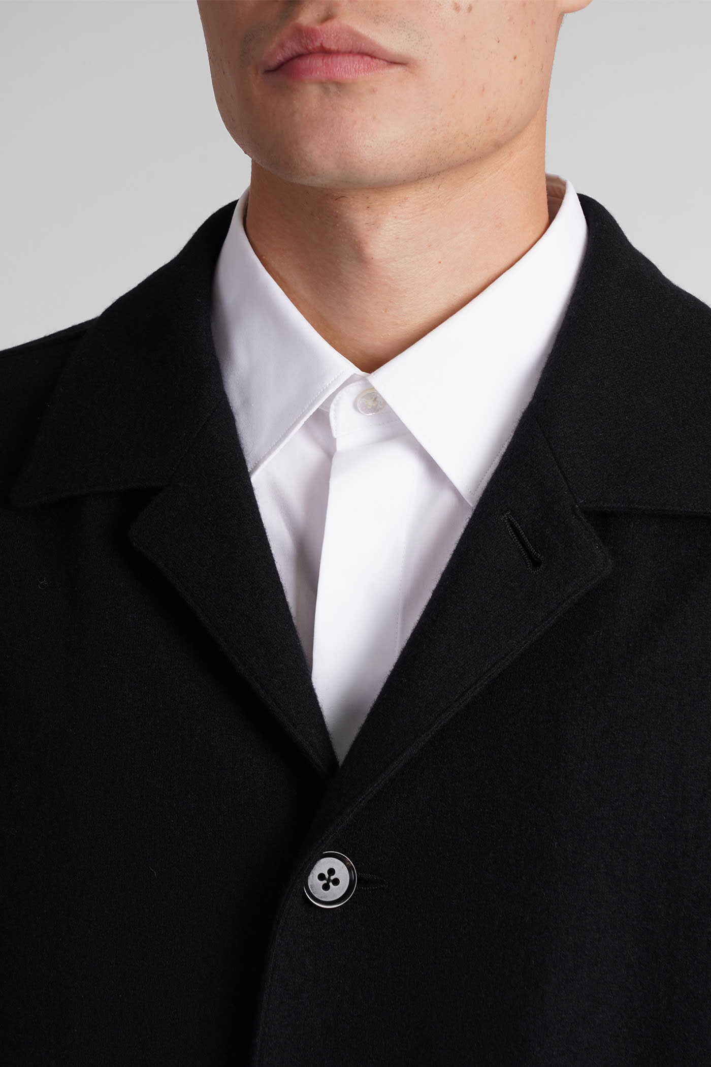 Zegna Casual Jacket In Black Wool | italist