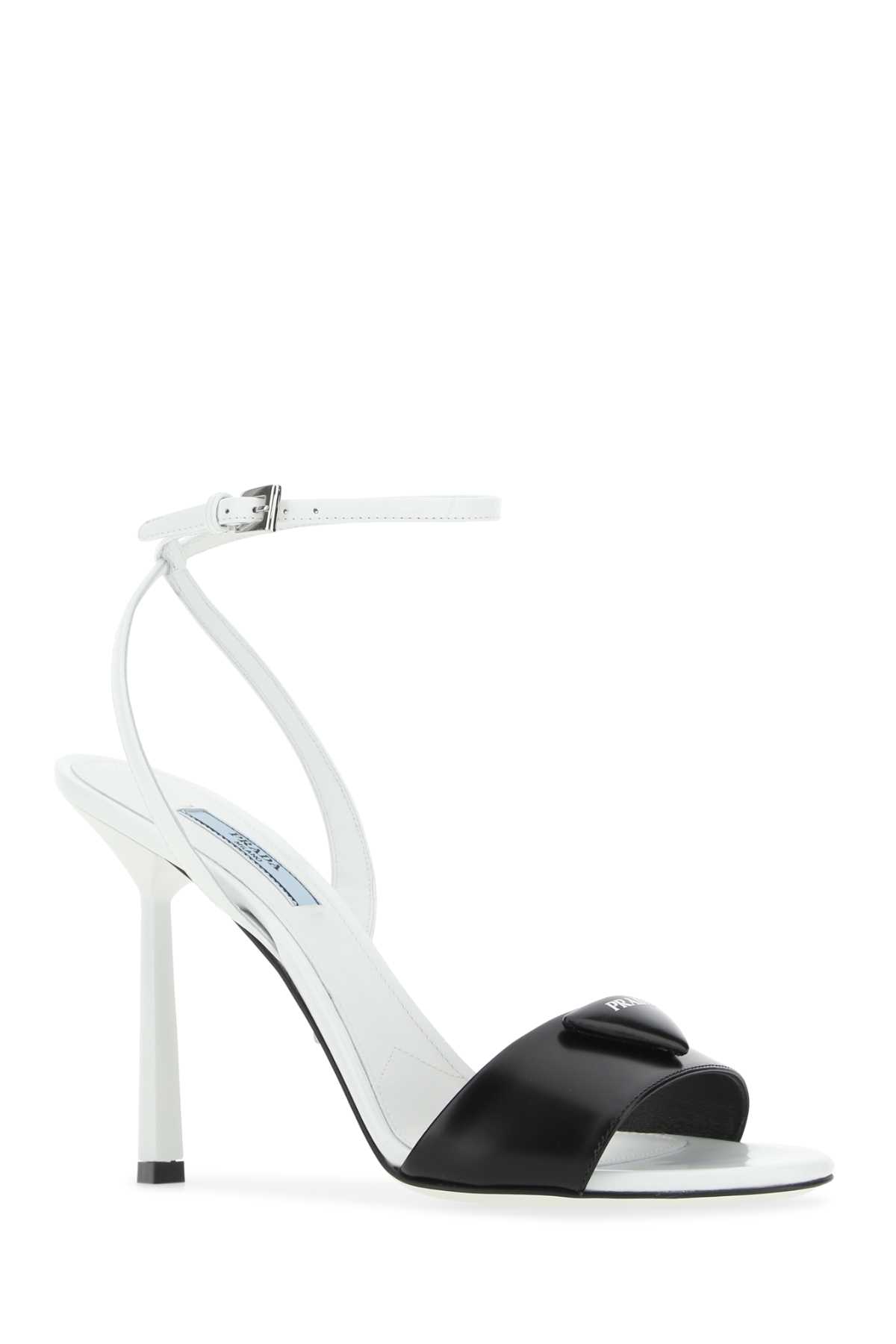 【送料&関税込】Prada Two-tone Leather Sandals Prada Two-tone Leather Sandals | italist