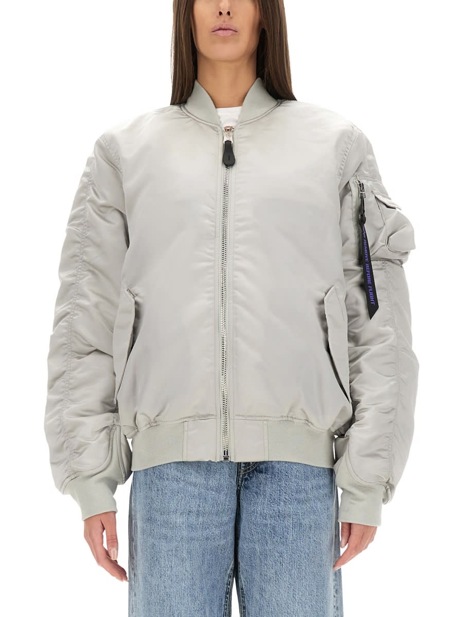 ジャケット・アウター MA-1 jacket archive unknown alpha Rare Alpha Industries MA-1 Flight Bomber Jacket Size Reg