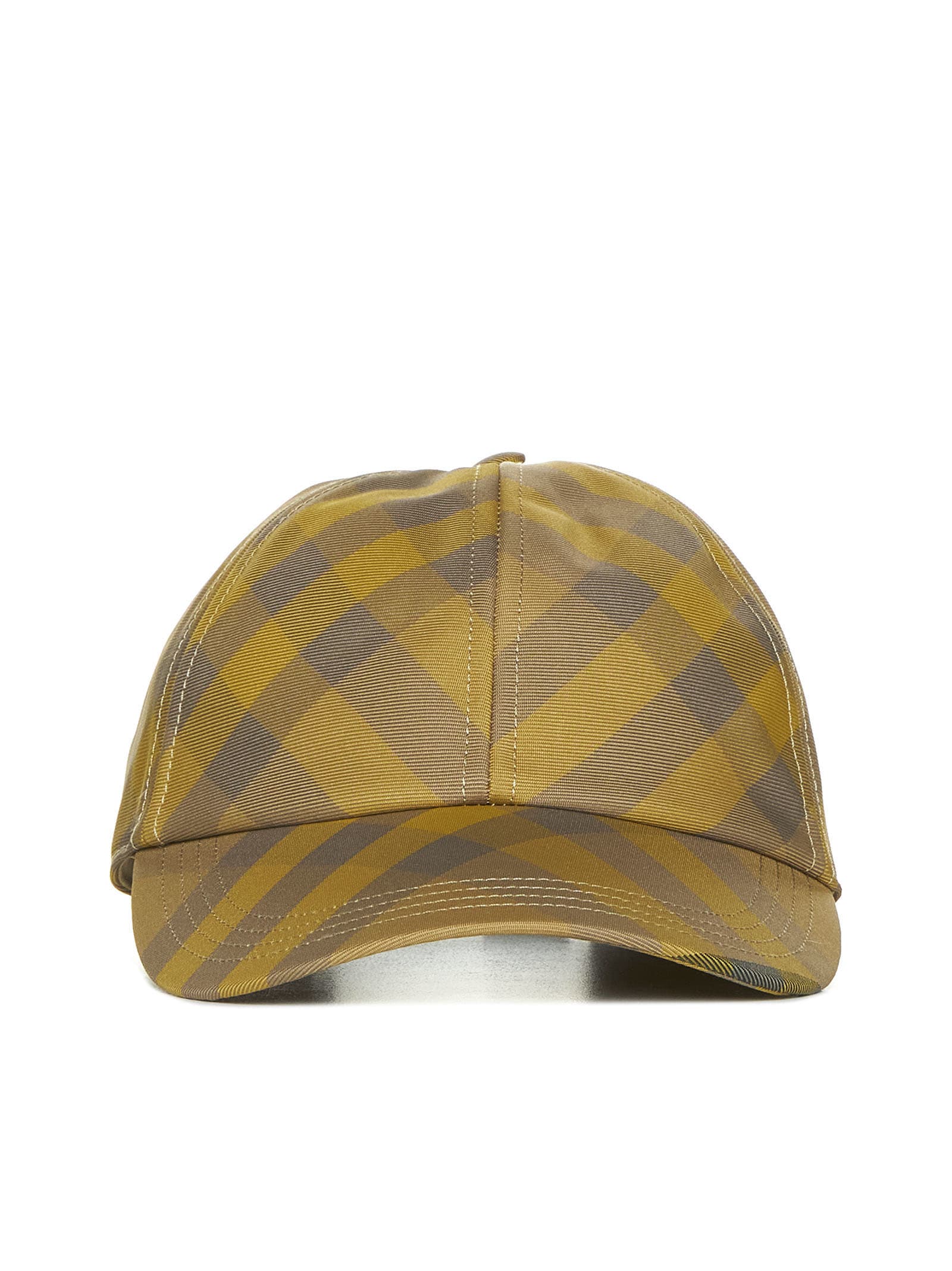 帽子・その他 Burberry HAT (8082671 B8631) Burberry check-pattern Baseball Cap 8082671-B8631 CEDAR