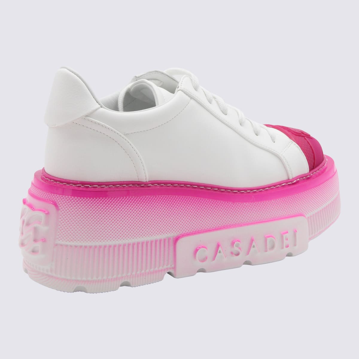 スニーカー Casadei Sneakers & Slip-On Pink Casadei Leather Sneakers | italist