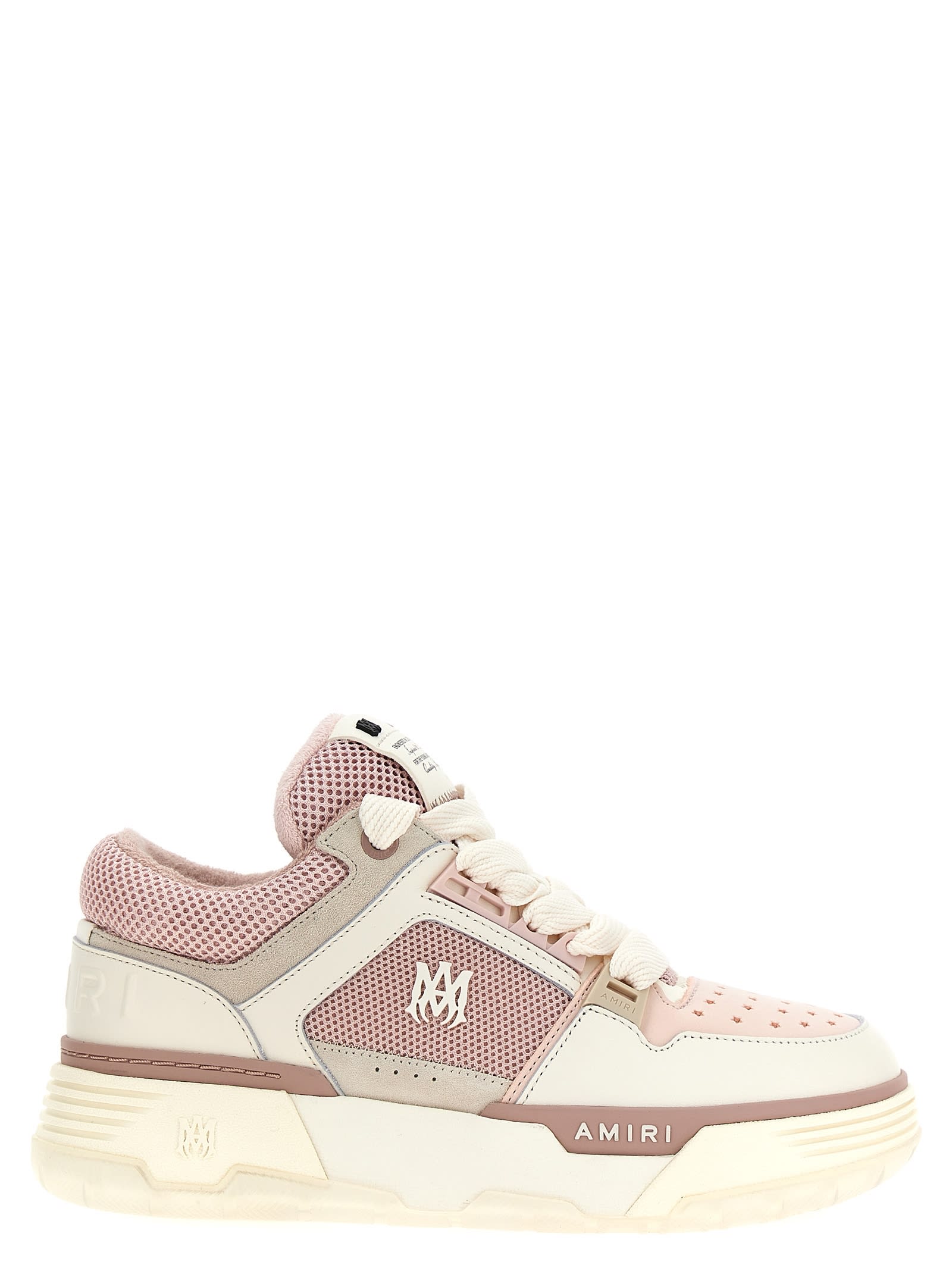【AMIRI】女性 MA-1 SNEAKERS スニーカー AWFOSR1012 Ma-1 Sneakers - Amiri - Leather - White/Black Pony-style