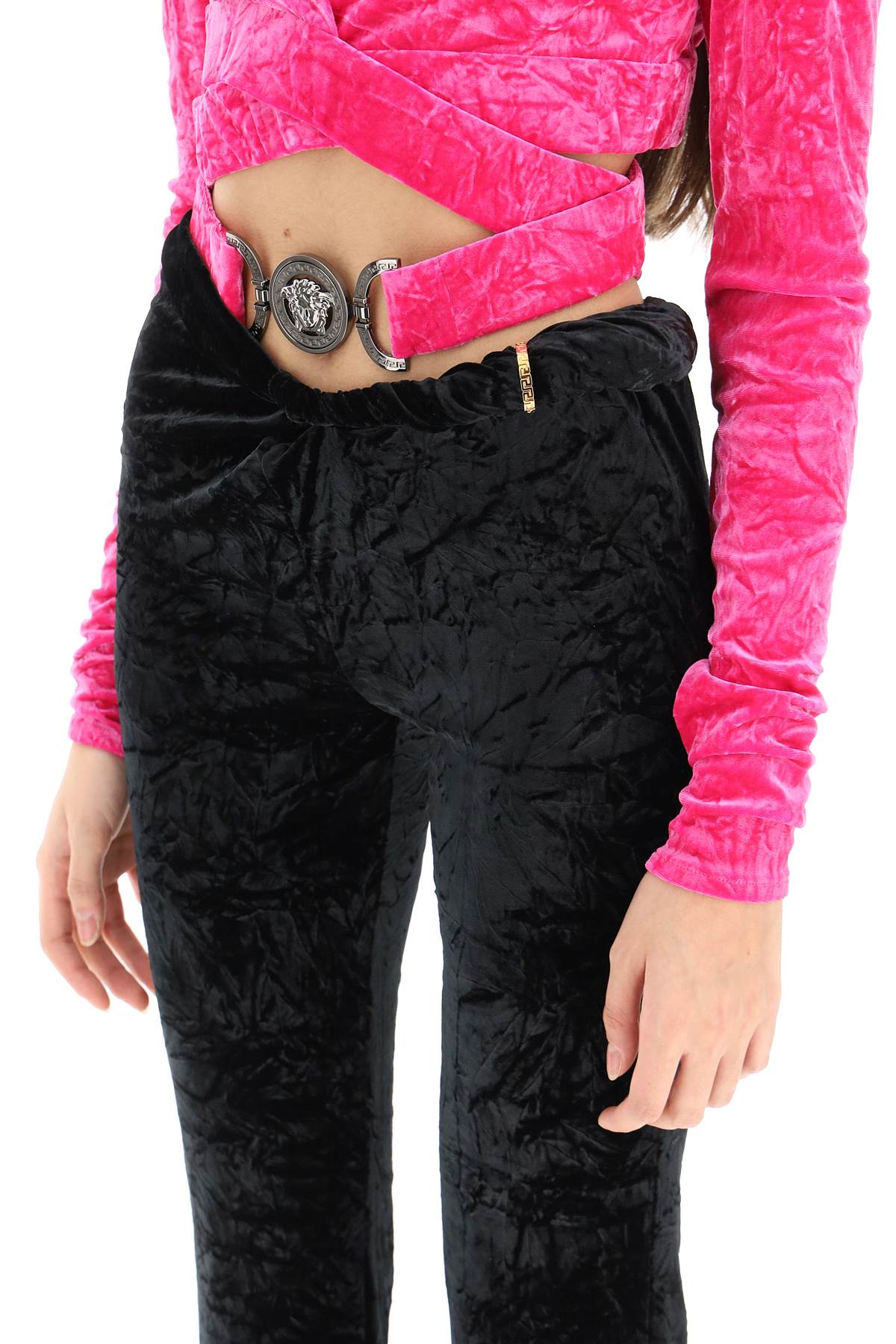 【送料&関税込】Versace Velvet Flared Pants Versace Velvet Flared Pants | italist