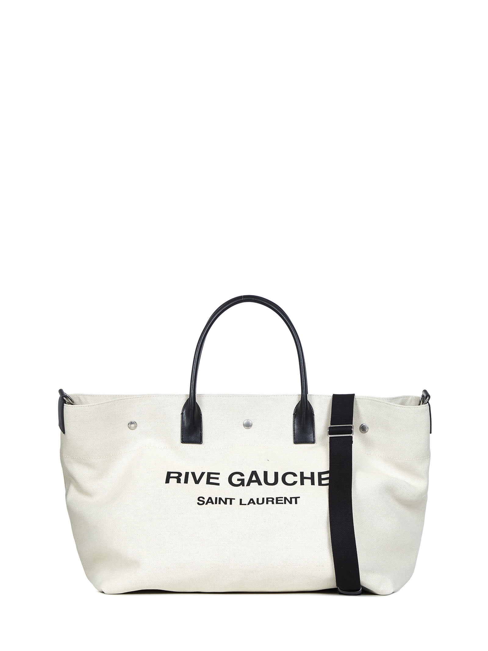 RIVE GAUCHE NORTH/SOUTH TOTE BAG IN SMOOTH LEATHER, Saint Laurent