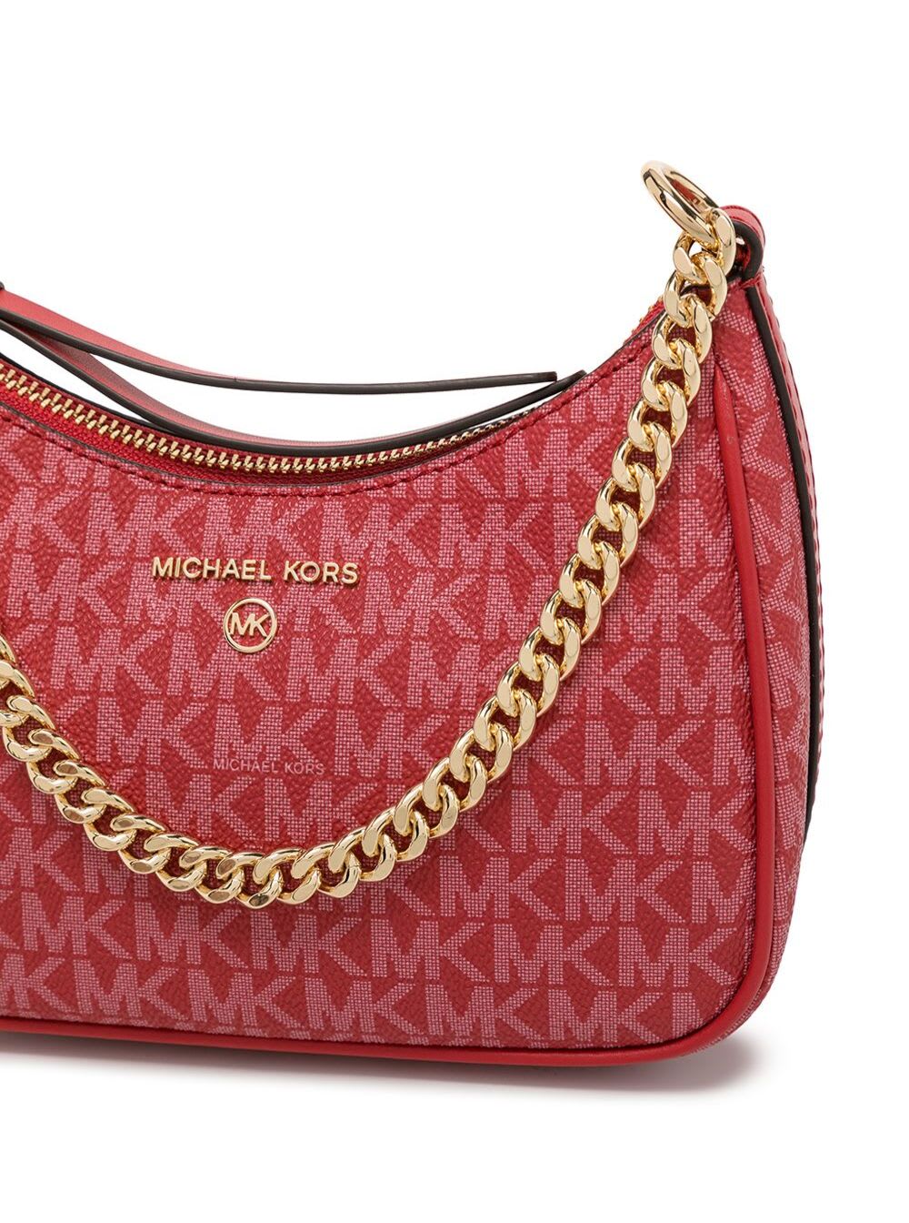 小物 eva_31 MICHAEL Michael Kors Jet Set Shoulder Bag With Jacquard Logo