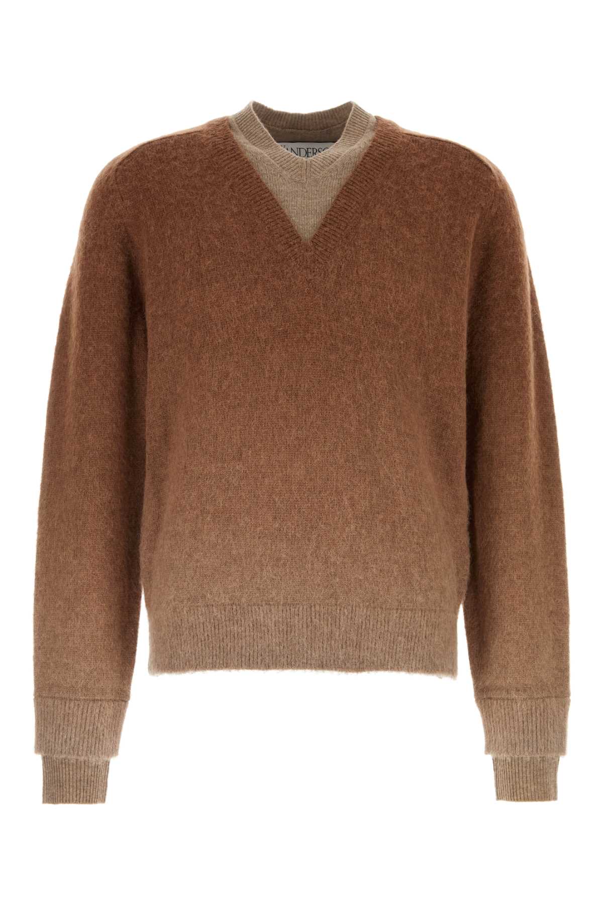 【送料&関税込】J.W. Anderson Light Brown Alpaca Blend Sweat J.W. Anderson Light Brown Alpaca Blend Sweater | italist