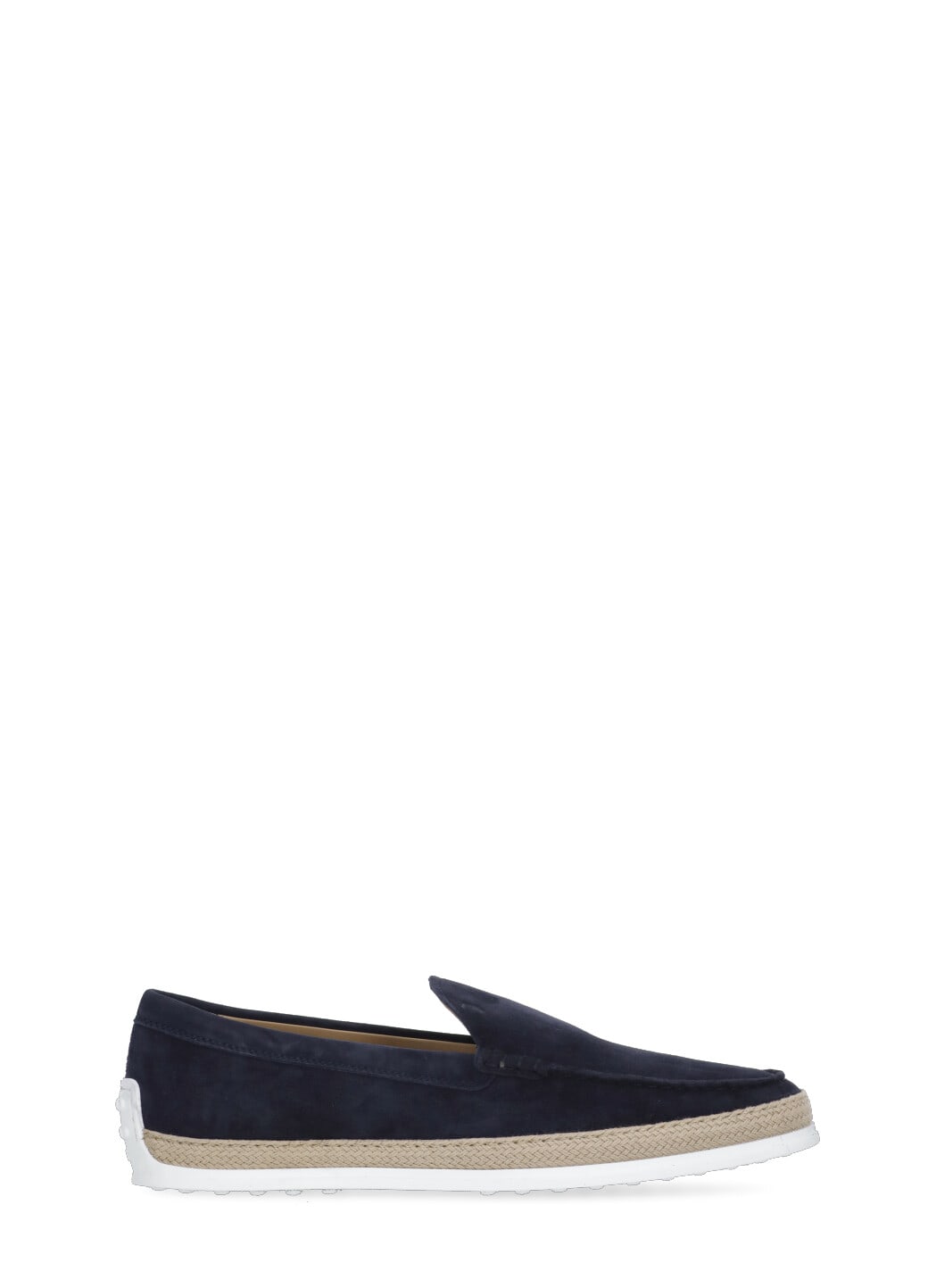 【送関込】TOD'S☆suede slip-on with rafia insert Tod's Suede Slip-on With Rafia Insert | italist