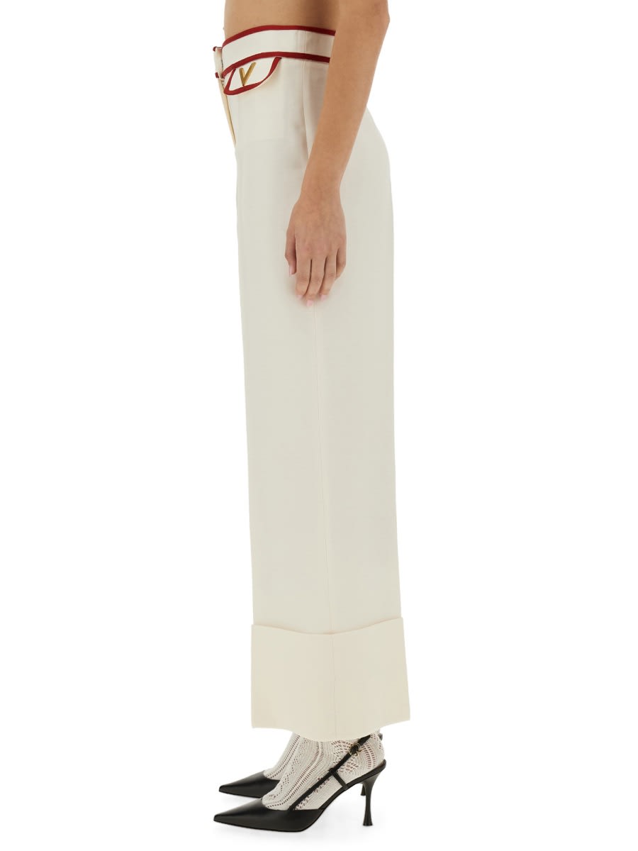 Valentino Crepe Couture Pants | italist
