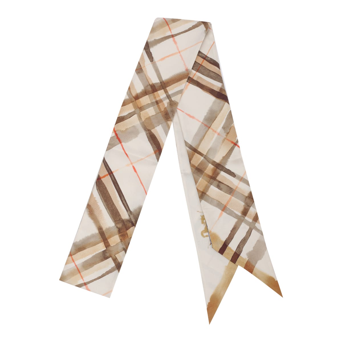 スカーフ Burberry Skinny Reversible Check Silk Scarf Burberry Skinny Reversible Check Silk Scarf | italist