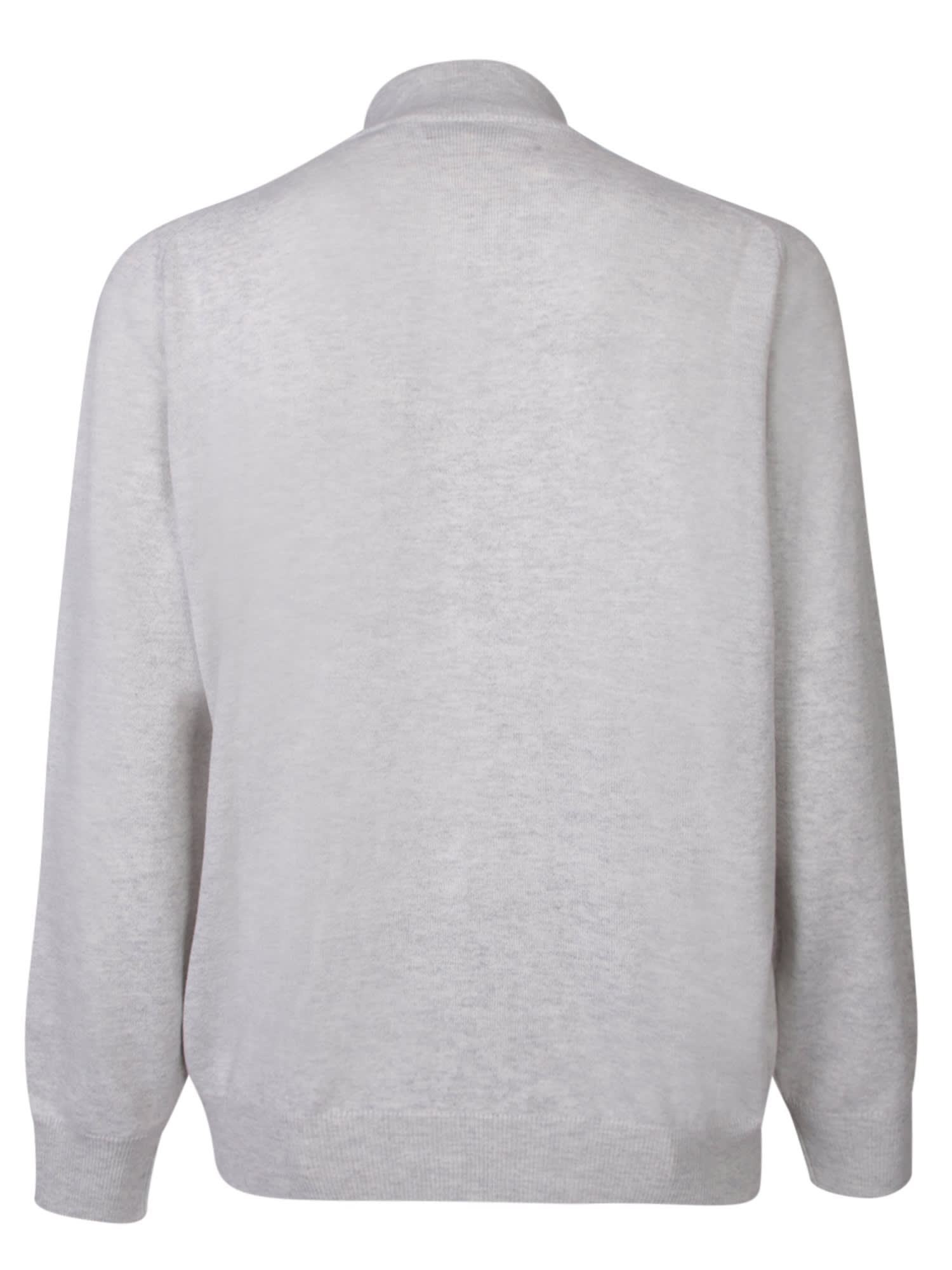 【美品】Brunello Cucinelli ダブルジップブルゾン グレー　極上 美品】Brunello Cucinelli ダブルジップブルゾン グレー 極上