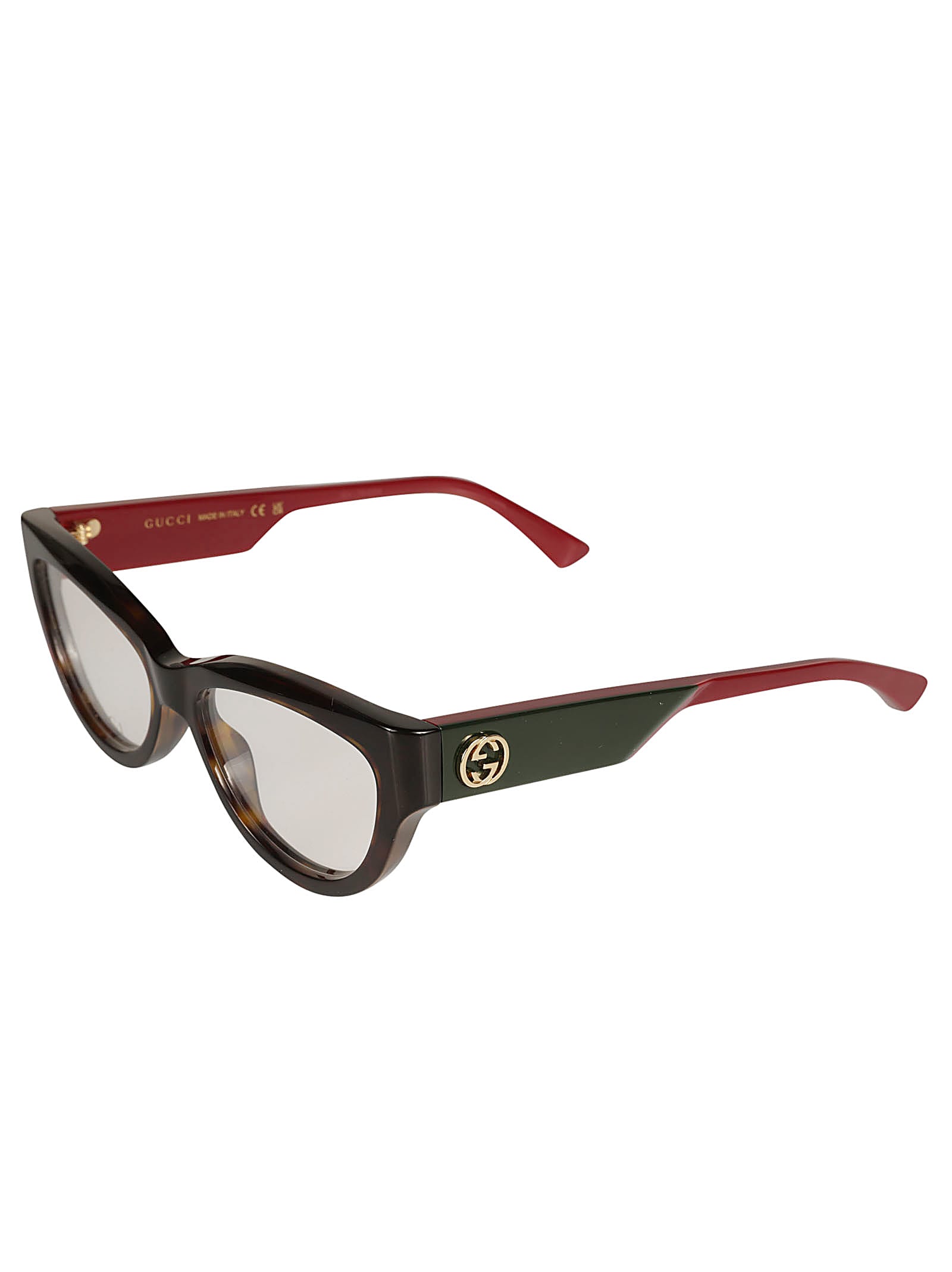 メガネ GUCCI Gucci - GG1665O - 006 HAVANA RED TRANSPAREN Eyeglasses Gucci Gg logo GG1665O 006 53-16 Havana Red in