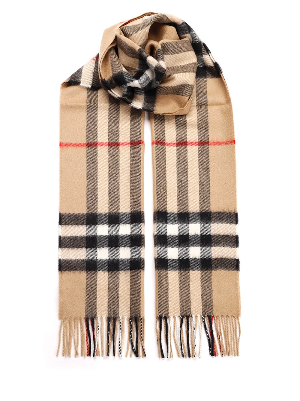 マフラー・ストール Burberry FW25 Embroidered cashmere scarf (8078443 A1189) Burberry Embroidered Cashmere Scarf | italist