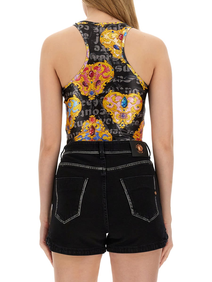 VERSACE JEANS COUTURE クロップドトップス　新品タグ付き Black Top with Z logo Versace Jeans Couture - Vitkac Australia