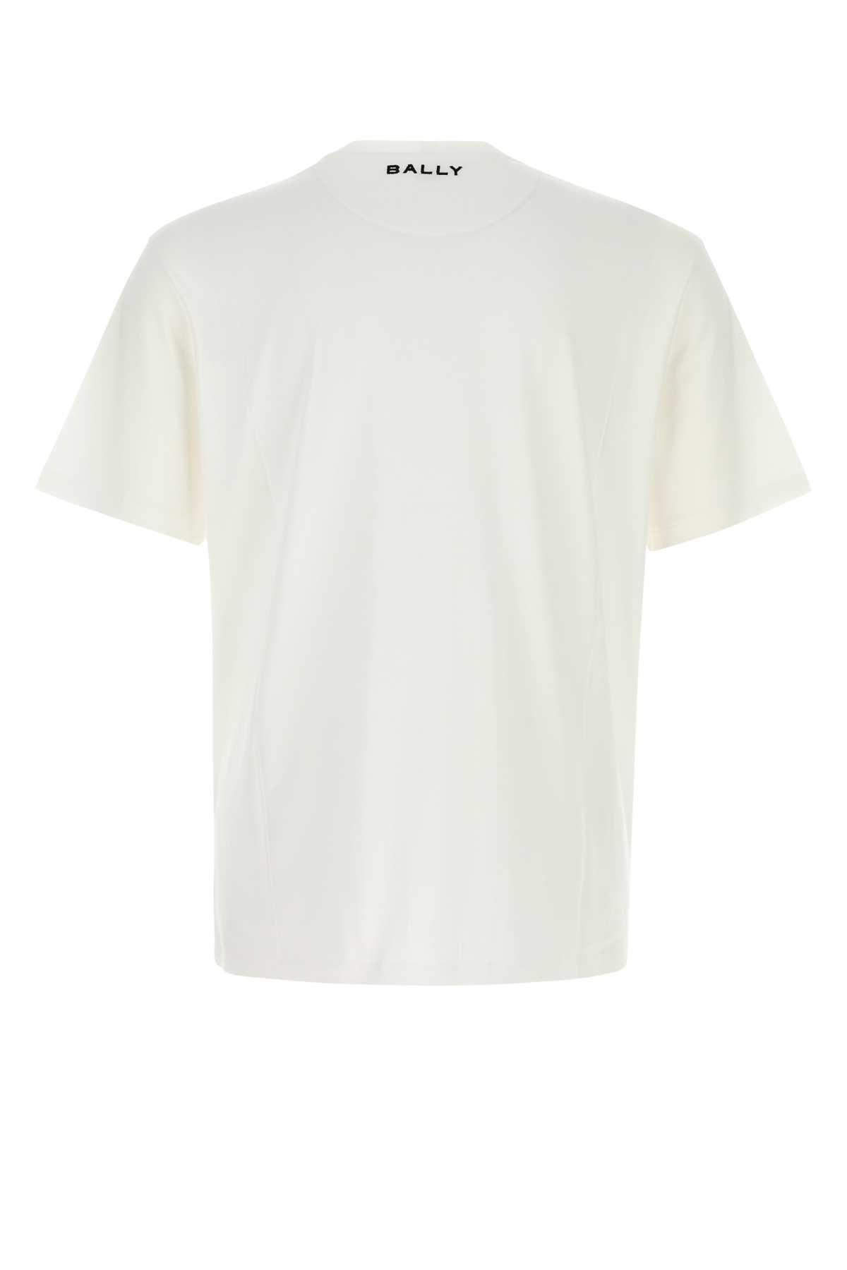 Tシャツ・カットソー BALLY Men T-shirt White MJE09DCO018 U001 楽天市場】BALLY（素材（生地・毛糸）綿・コットン）（Tシャツ
