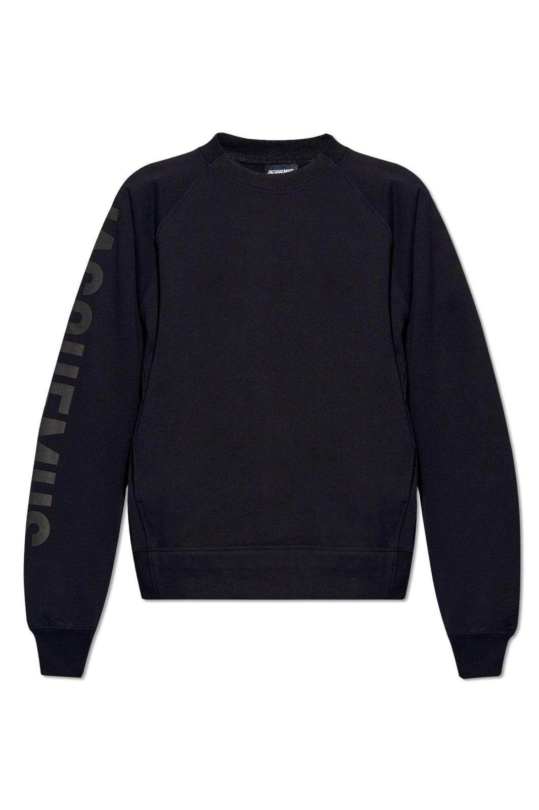 Jacquemus Logo Printed Crewneck Sweatshirt italist, ALWAYS LIKE