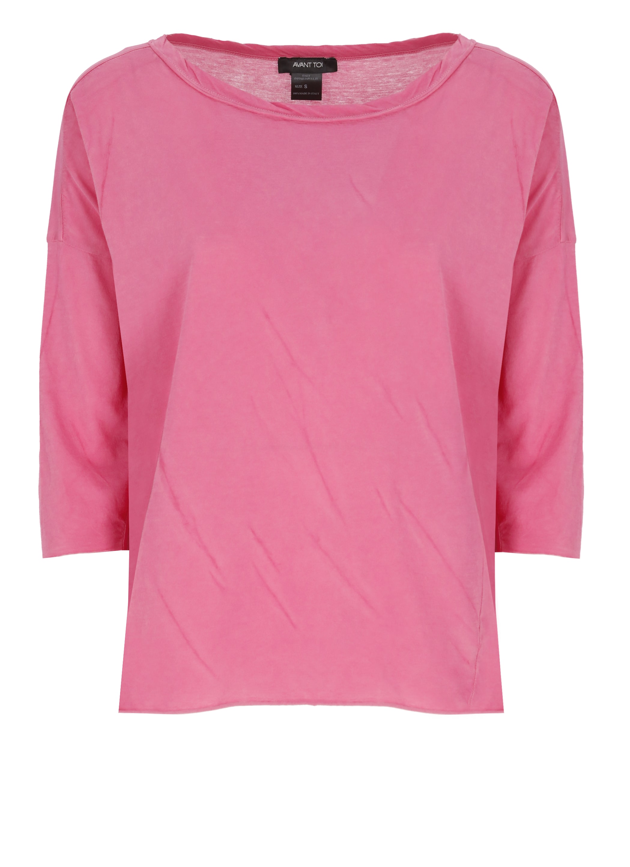 Tシャツ・カットソー AVANT TOI Woman T-Shirt Gold 225SD2700JCVLRV 00100 D0250-playera-cr-mc-silueta-