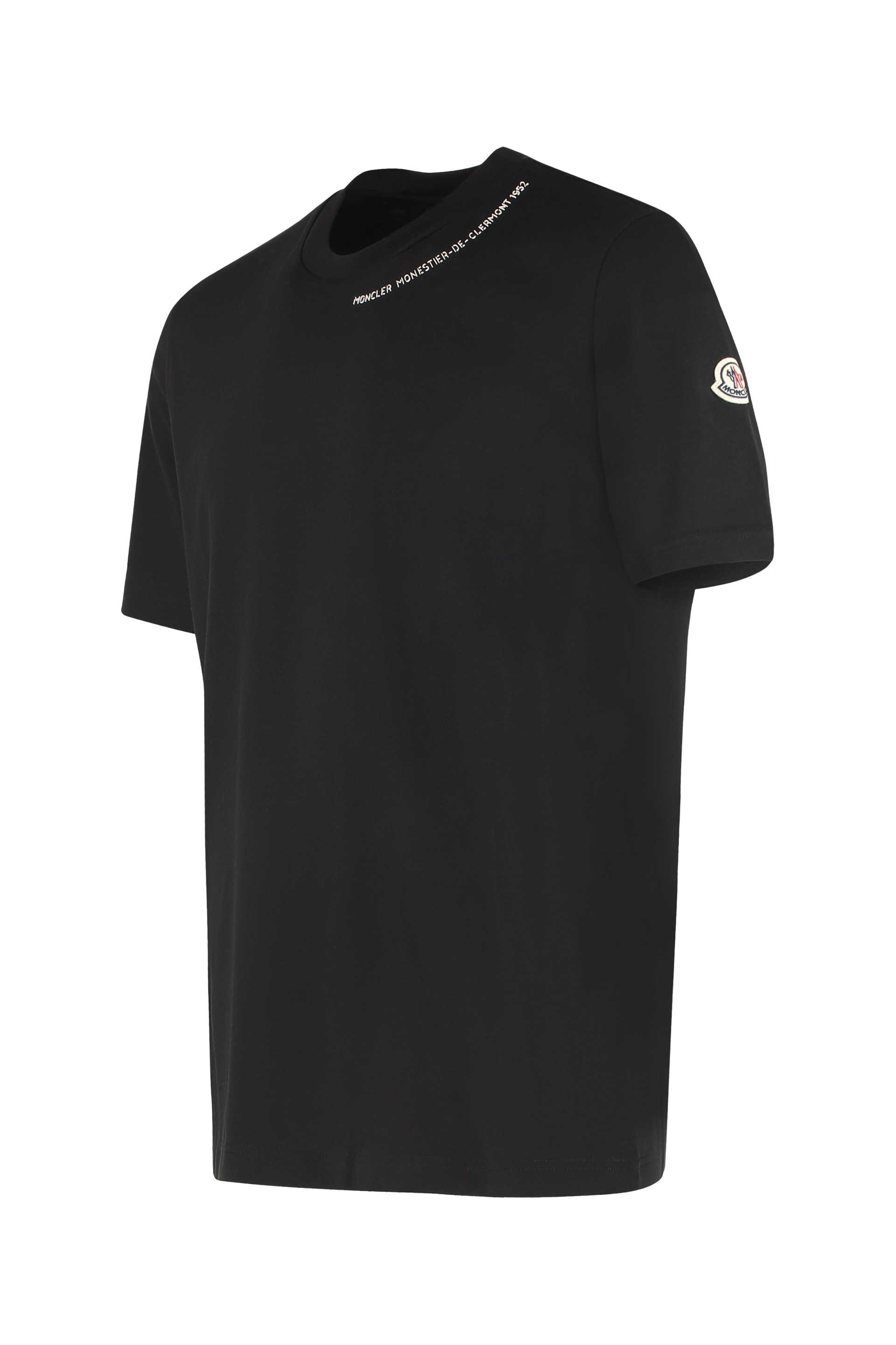 ★【MONCLER】T-Shirt con logo con perline★ビーズロゴTシャツ Moncler Logo Cotton T-shirt | italist