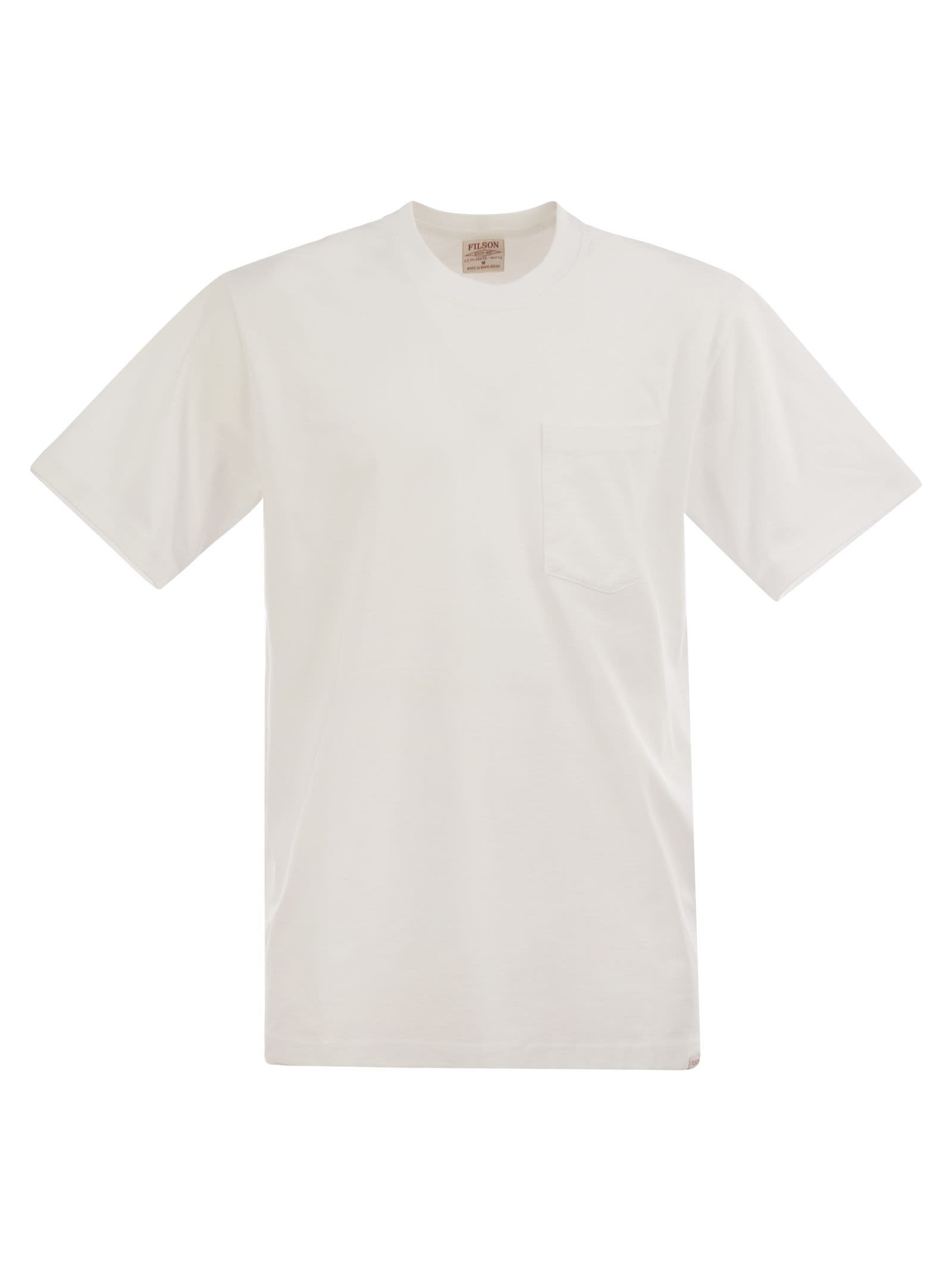 Tシャツ・カットソー FILSON Cotton T-shirt with breast pocket (FMTEE0112 001) Filson Cotton T-shirt With Breast Pocket | italist