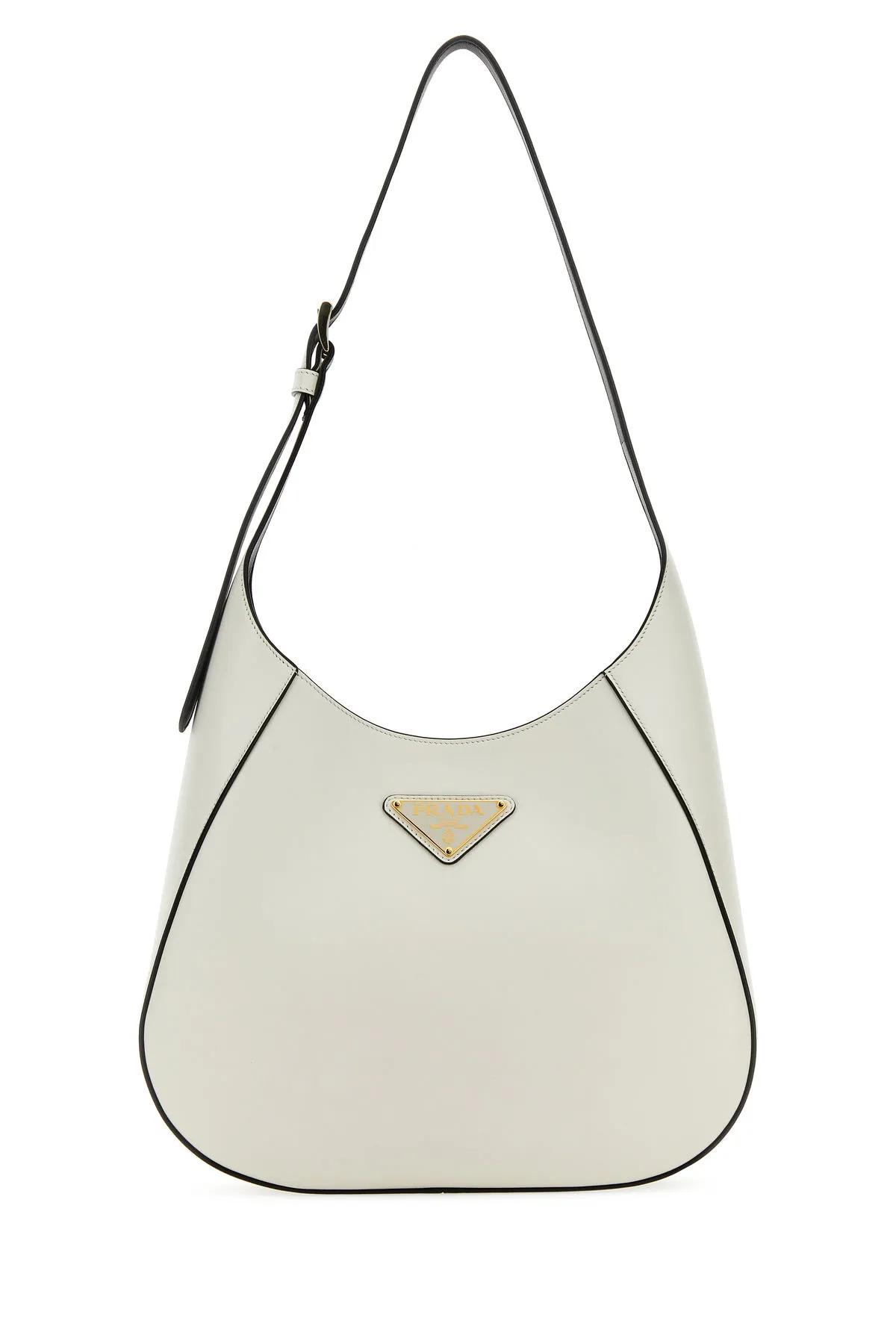 ★PRADA★ [Prada] SS25 shoulder bag 1BF135VCOB2M2T F0I55 Black/Hazelnut Prada Swing smooth leather shoulder bag | PRADA