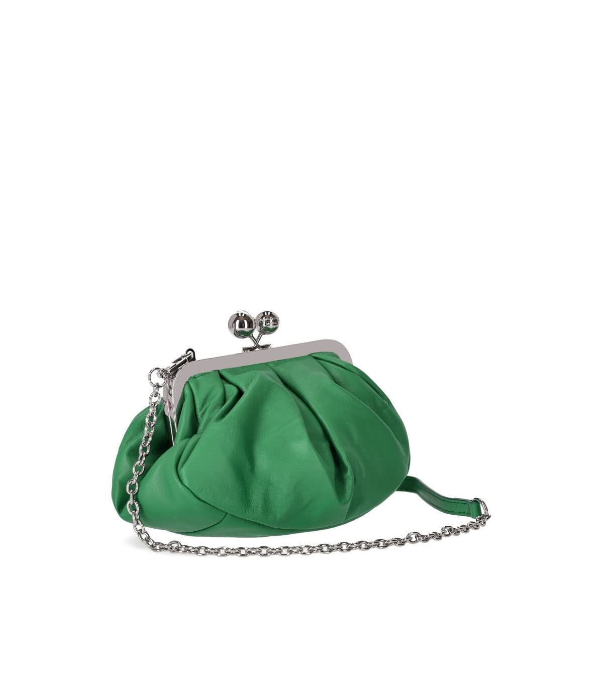 Weekend Max Mara | Woman - Small Pasticcino Bag in Nappa Leather - Green