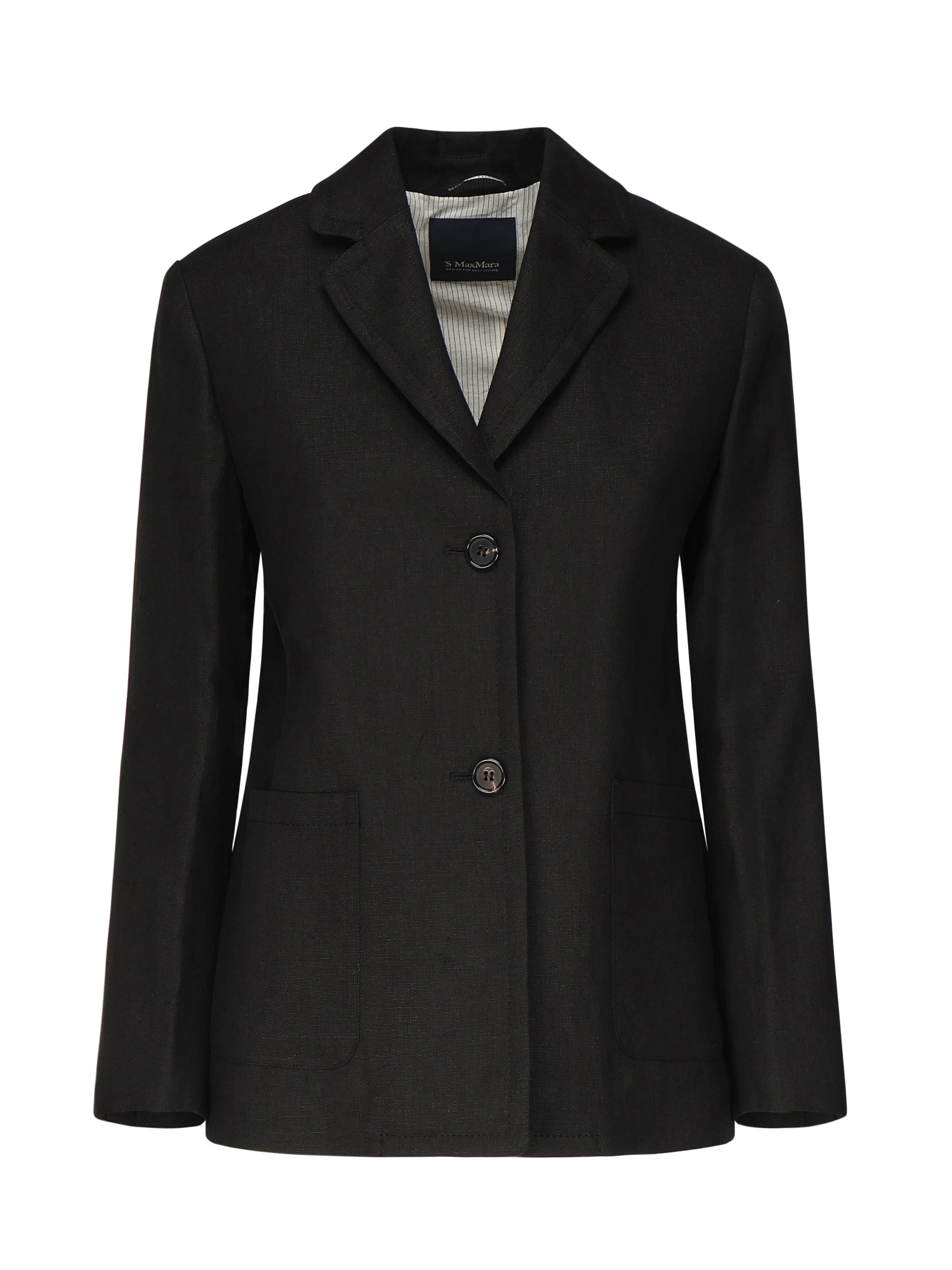 【送料&関税込】'S Max Mara Arrigo Jacket In Heavy Linen Can Heavy linen canvas jacket, sand | 
