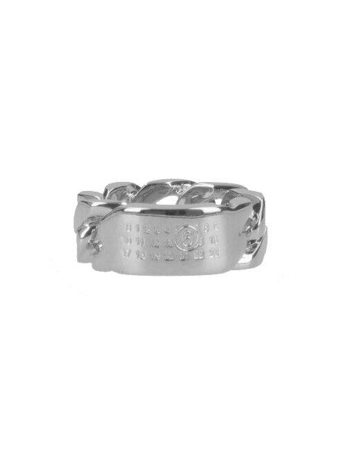 MM6 Maison Margiela Minimal Chain-link Ring | italist