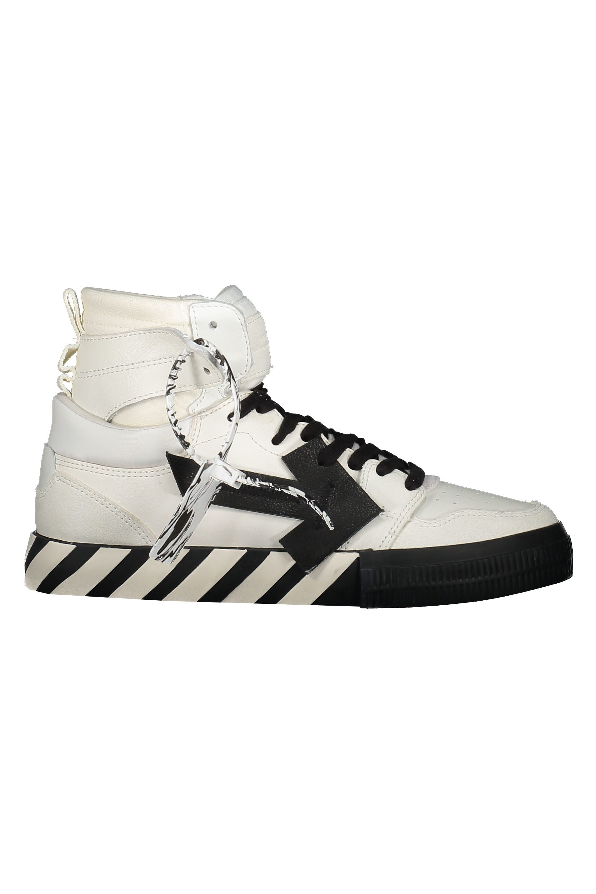 Off white vulcanized hi top hotsell