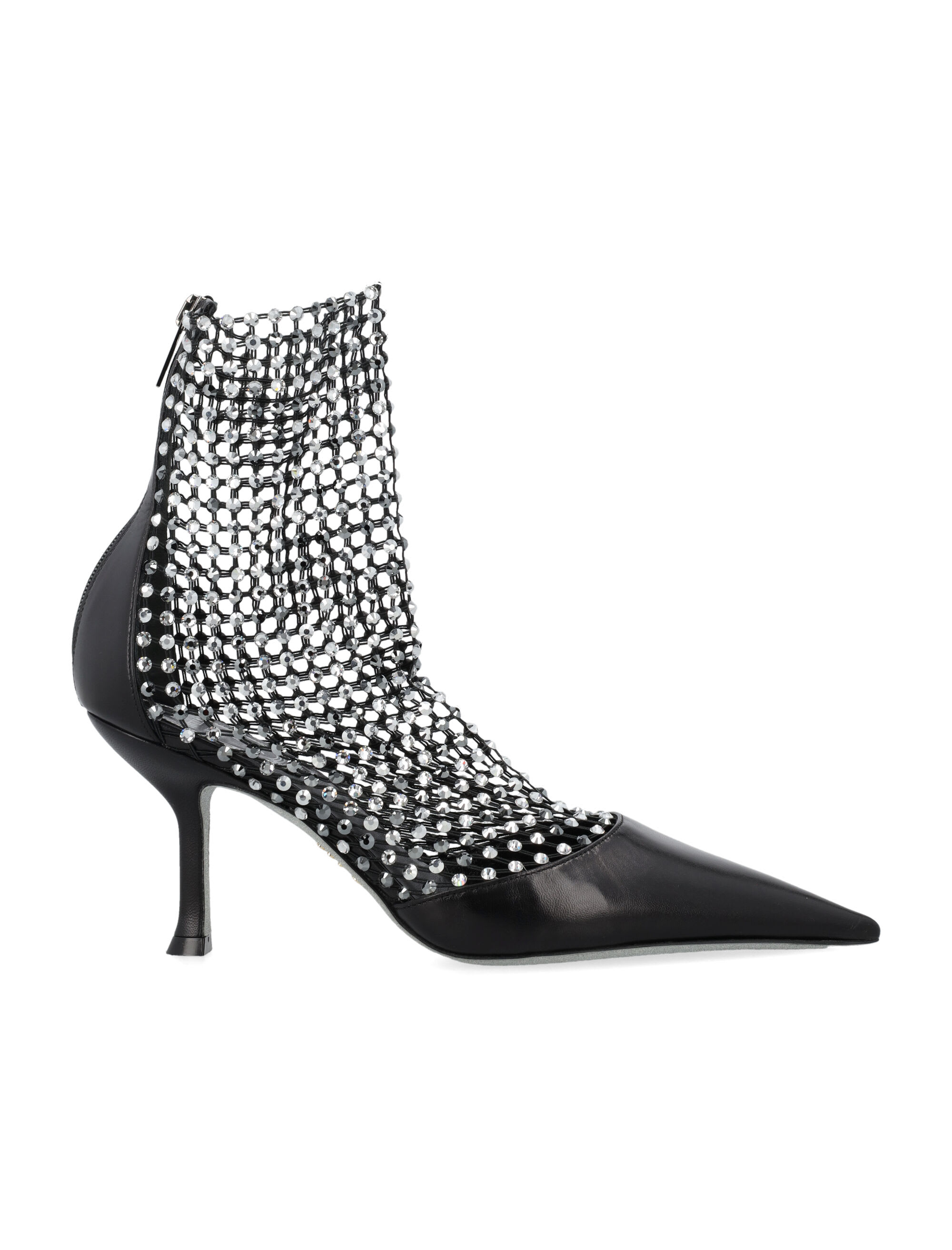 ショートブーツ・ブーティ Rene Caovilla DECOLLETE SOCK CRYSTAL (C12189080CAP19 999) René Caovilla Decollete Sock Crystal Ankle Boots | italist