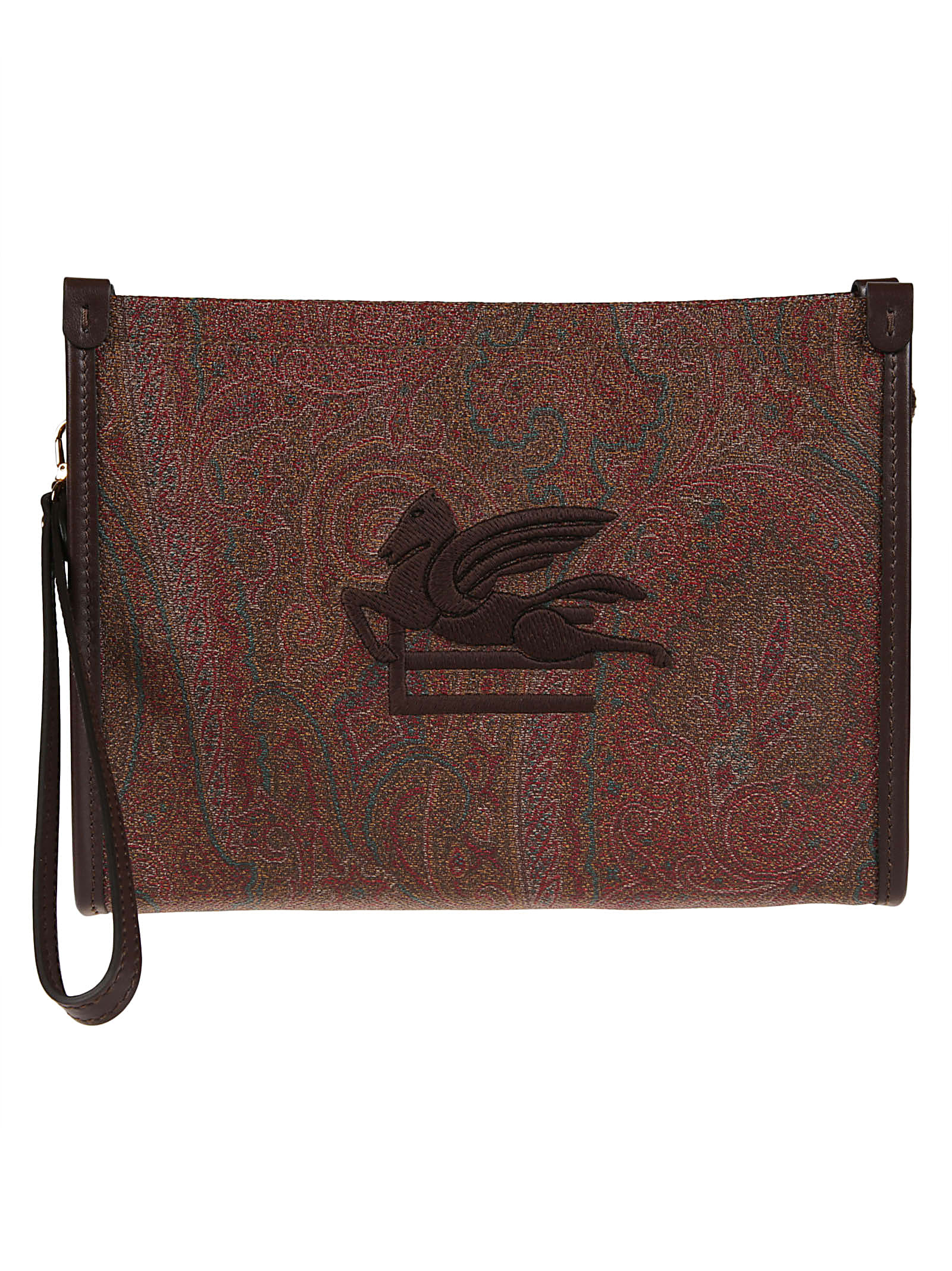 【ETRO】刺繍入りアルニカポーチ/関税込 Etro】アルニカポーチバッグ