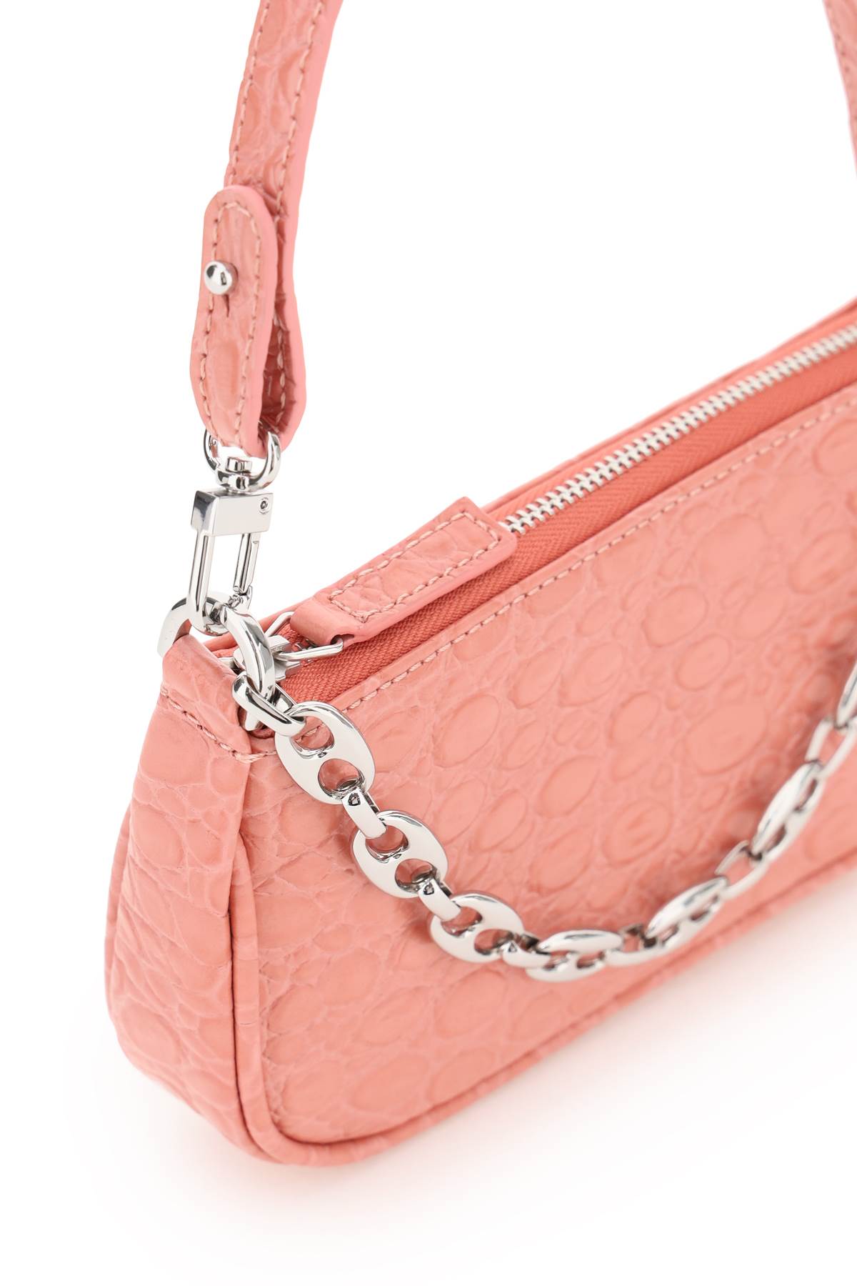 【送料&関税込】By Far Mini Rachel Orange Croco Leather Hand BY FAR MINI RACHEL ORANGE CROCO LEATHER HANDBAG