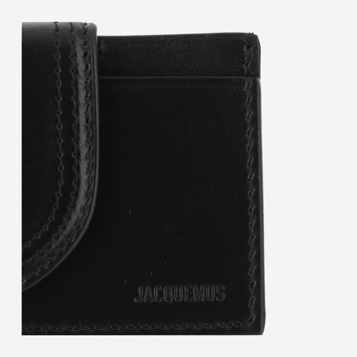 JACQUEMUS[正規品/送料関税込] LE PORTE CARTE BAMBINO HOLDER Le Porte Carte Bambino leather card case in pink - Jacquemus