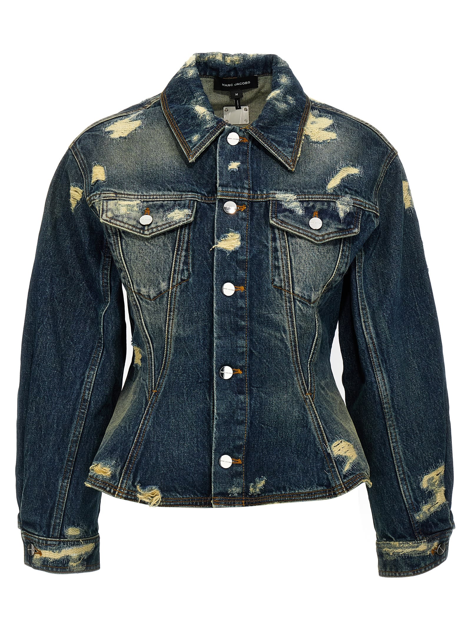 アウターその他 MARC JACOBS 'The Rip And Repair Fluted Denim Jacket' jacket b132299e6eb45719d03f0e0dd919dc