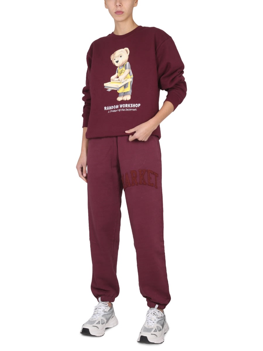その他 MARKET RANDOM WORKSHOP BEAR SWEATSHIRT (396000853_MAROON) Market Random Workshop Bear Sweatshirt | italist