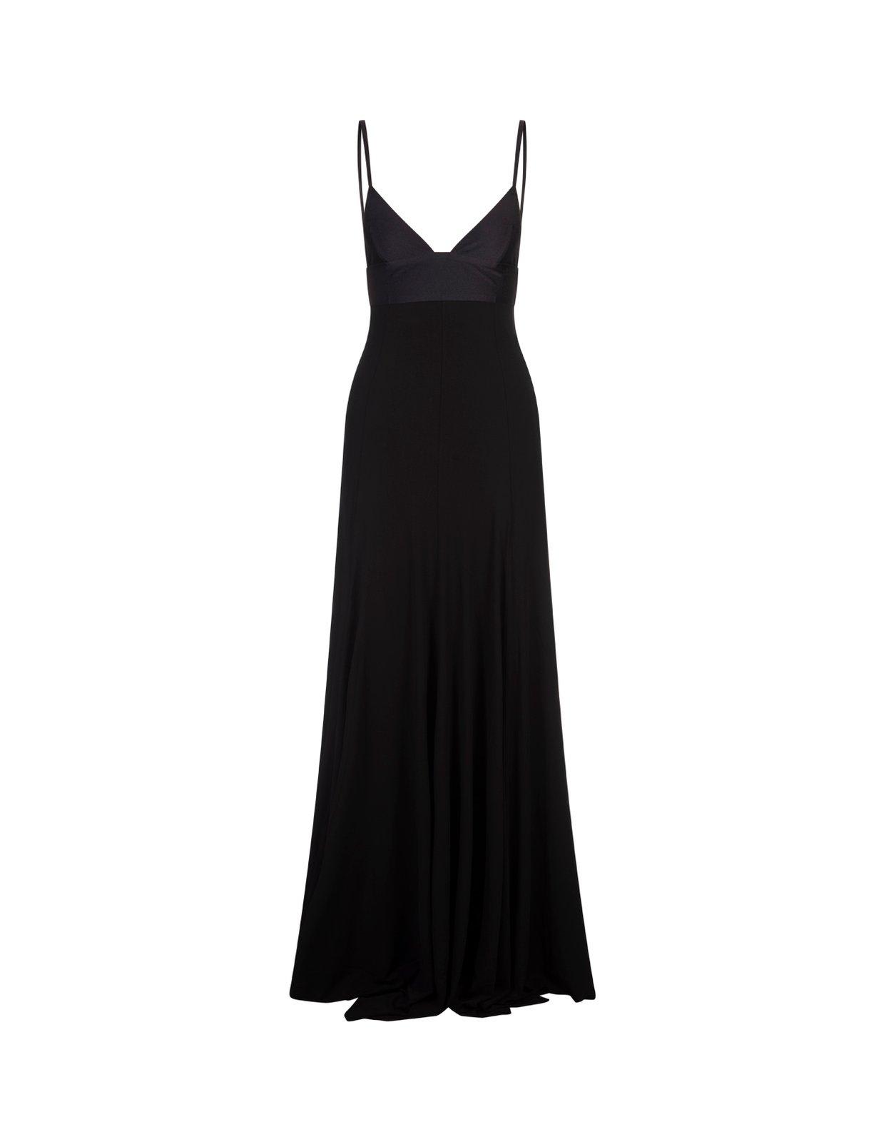 la robe spallina spaghetti-strap evening dress