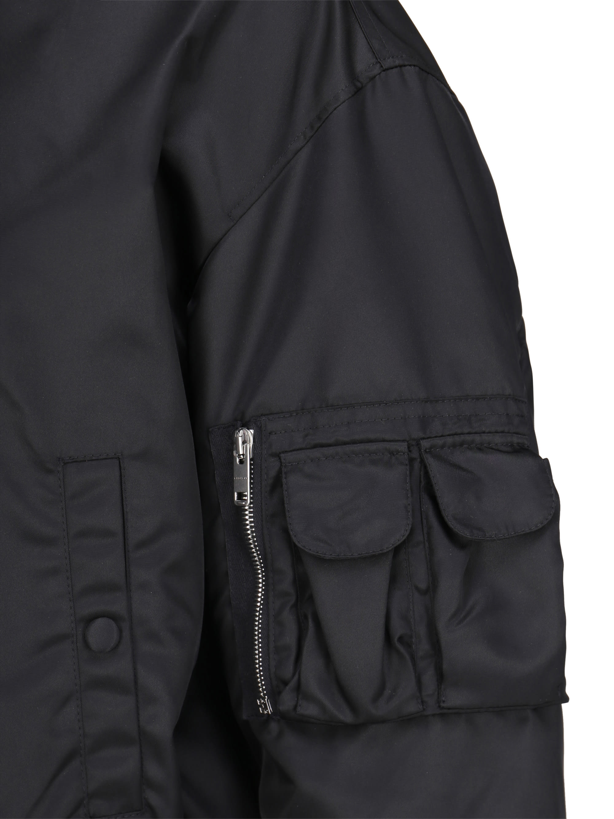 【送料&関税込】Black Givenchy Bomber Jacket With Pocket Det Black Givenchy Bomber Jacket With Pocket Detail | italist