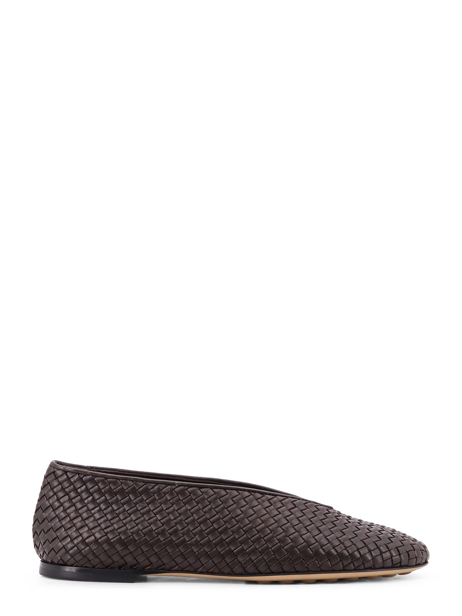 【送料関税込み】BOTTEGA VENETA Rosa woven leather ballerinas Bottega Veneta Rosa Woven Leather Ballerinas | italist
