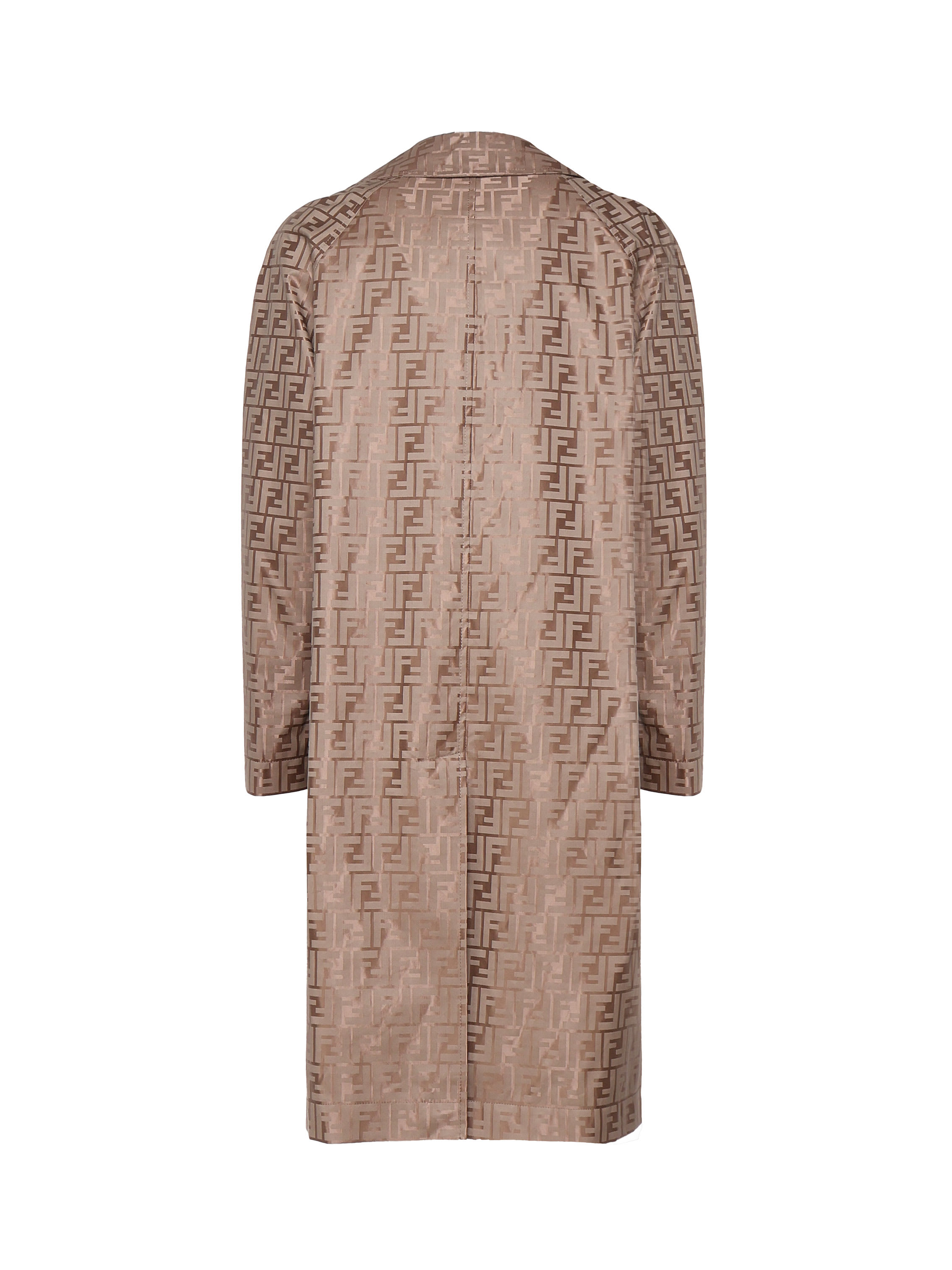 FENDI FFフリントロンクスリフコト FF6038AM3U F1PNO Fendi Ff Coat In Cotton | italist