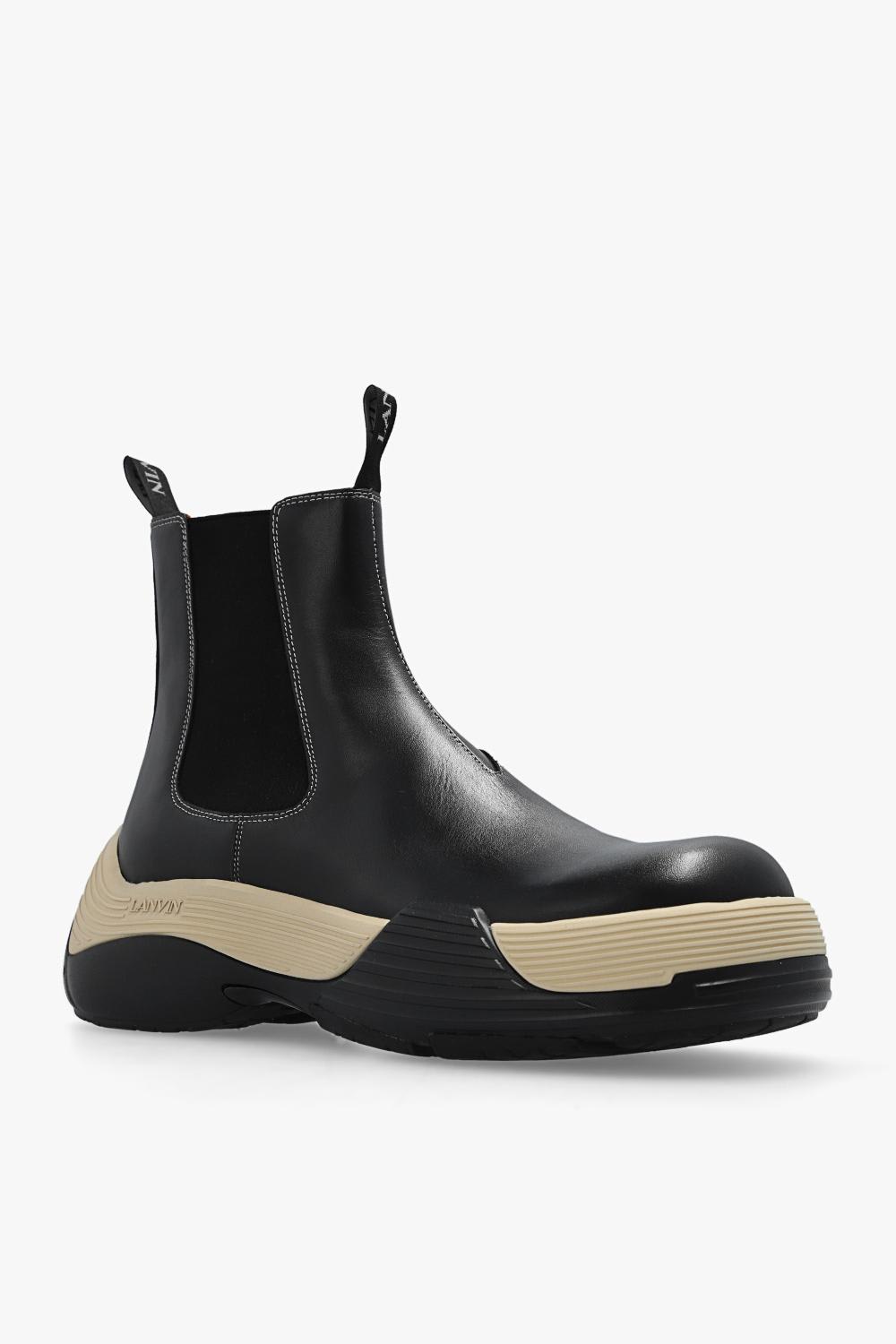 Lanvin Flash-X Leather Chelsea Boots