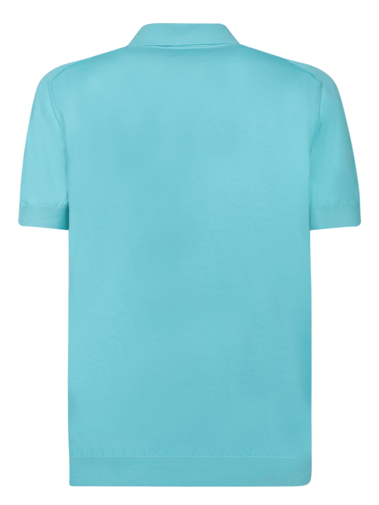 【送料&関税込】Moorer Turquoise Sea  Cotton Polo Moorer Turquoise Sea Island Cotton Polo | italist