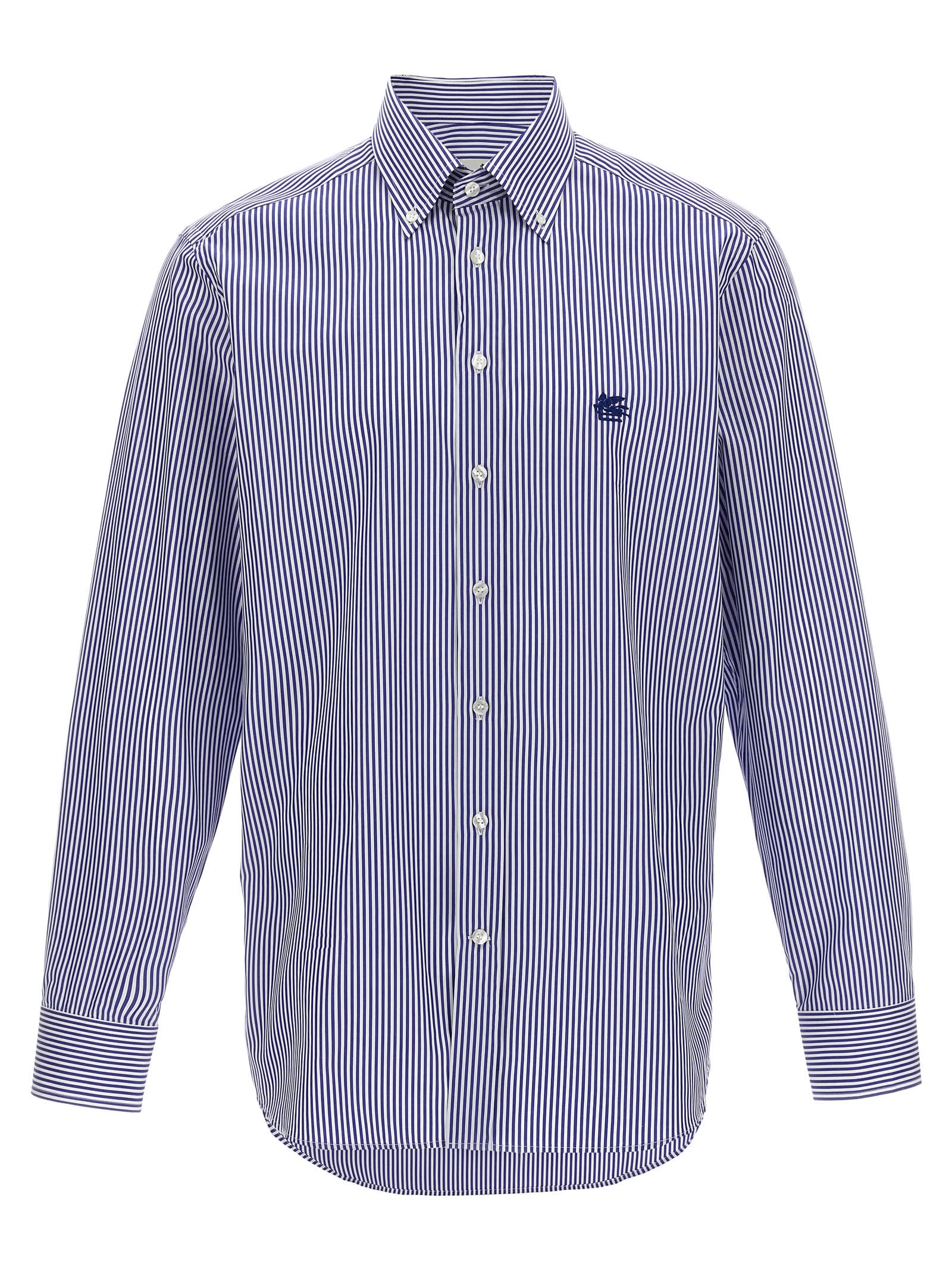Tシャツ・カットソー ETRO SS25 'Pegaso' striped shirt (MRIB000499TR575 S8461) Etro 'pegaso' Striped Shirt | italist