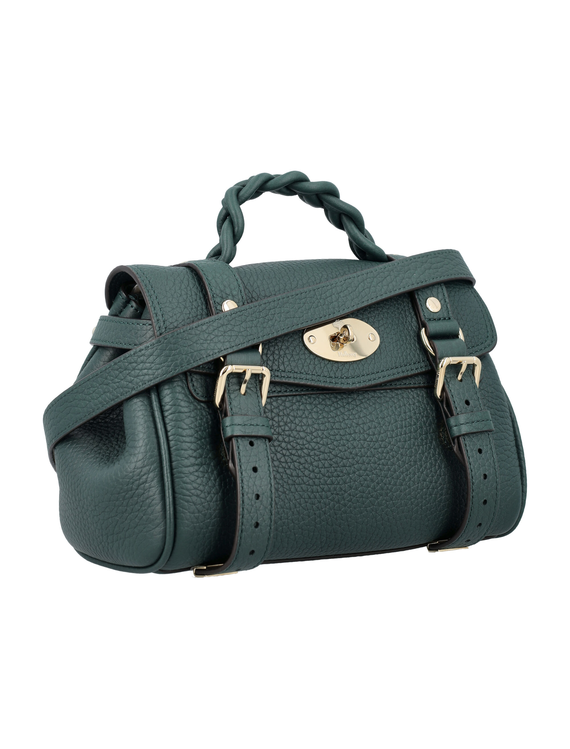 MULBERRY アレクサミニクロスホティハック RL6595736 R563 Mulberry | Mini Alexa | Black Heavy Grain | Mini & Micro Bags