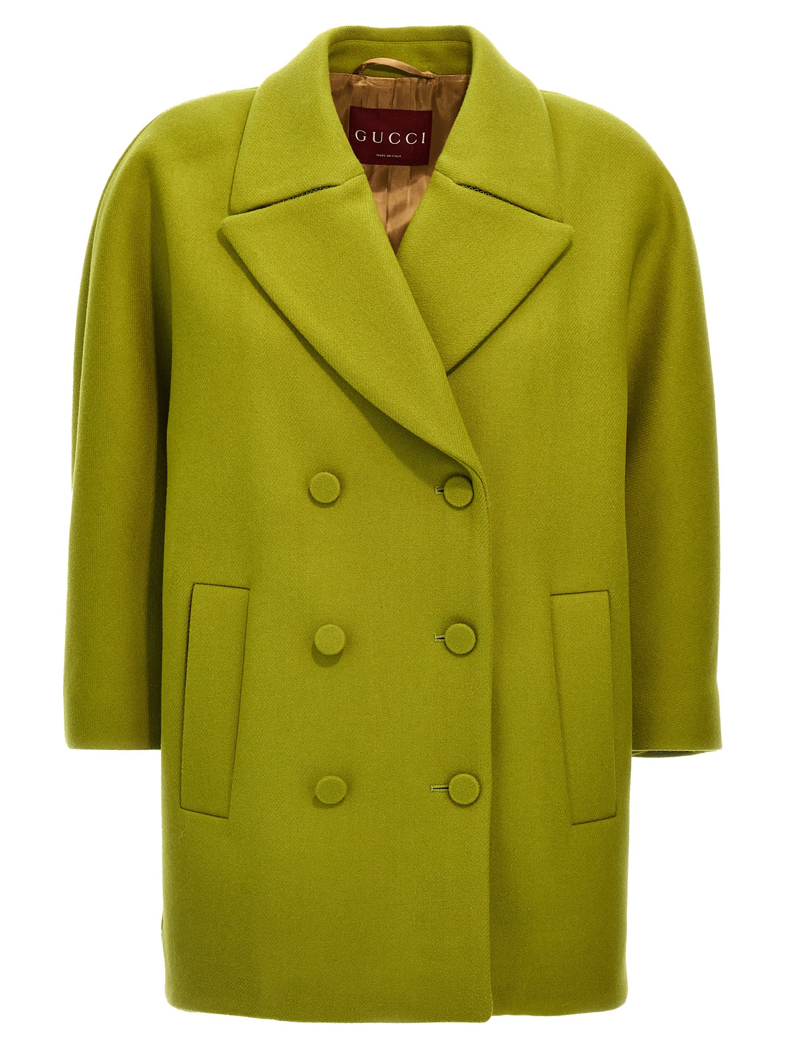 GUCCI*Batavia wool coat ウール ダブルブレストコート*送料込 Gucci Batavia Wool Coat | italist
