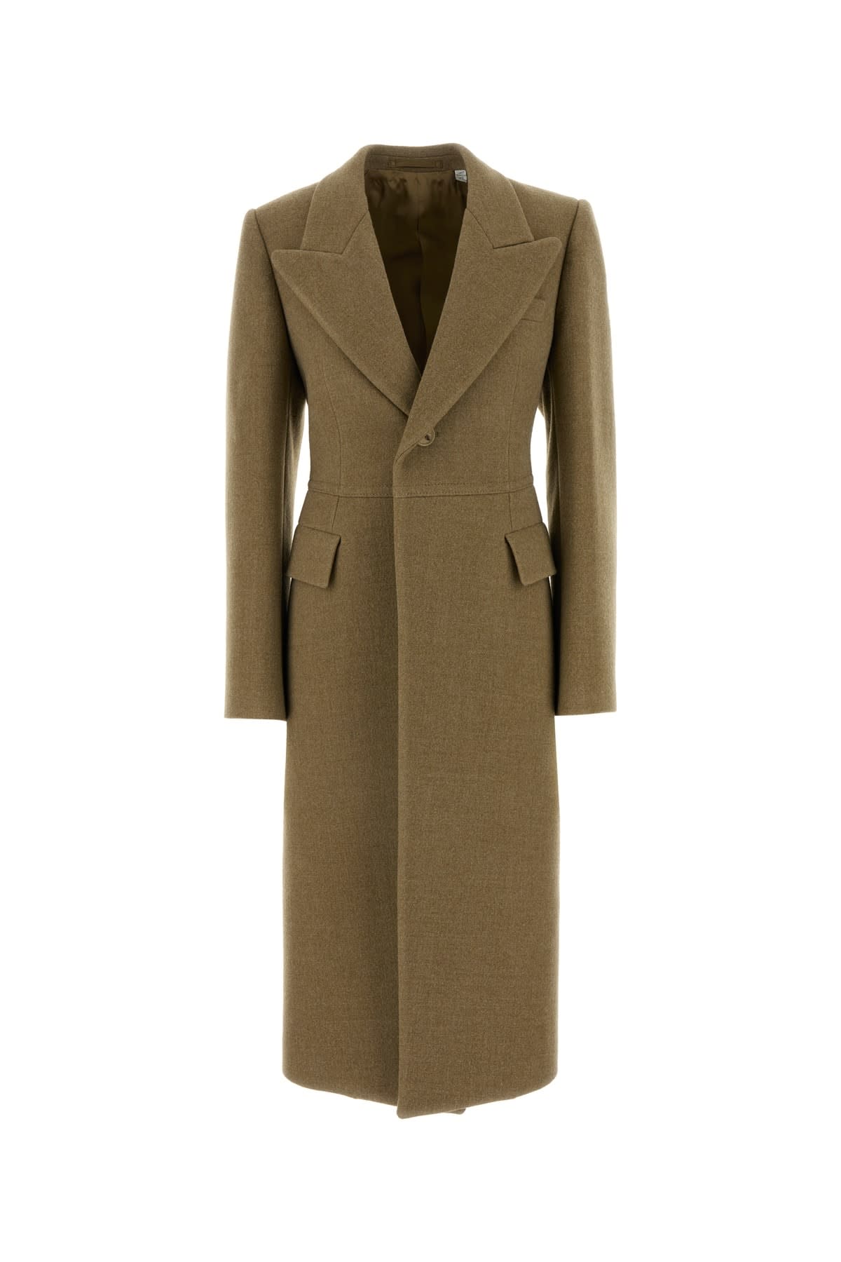 【関税&送料込】Burberry Beige Wool Blend Coat Burberry Beige Wool Blend Coat | italist