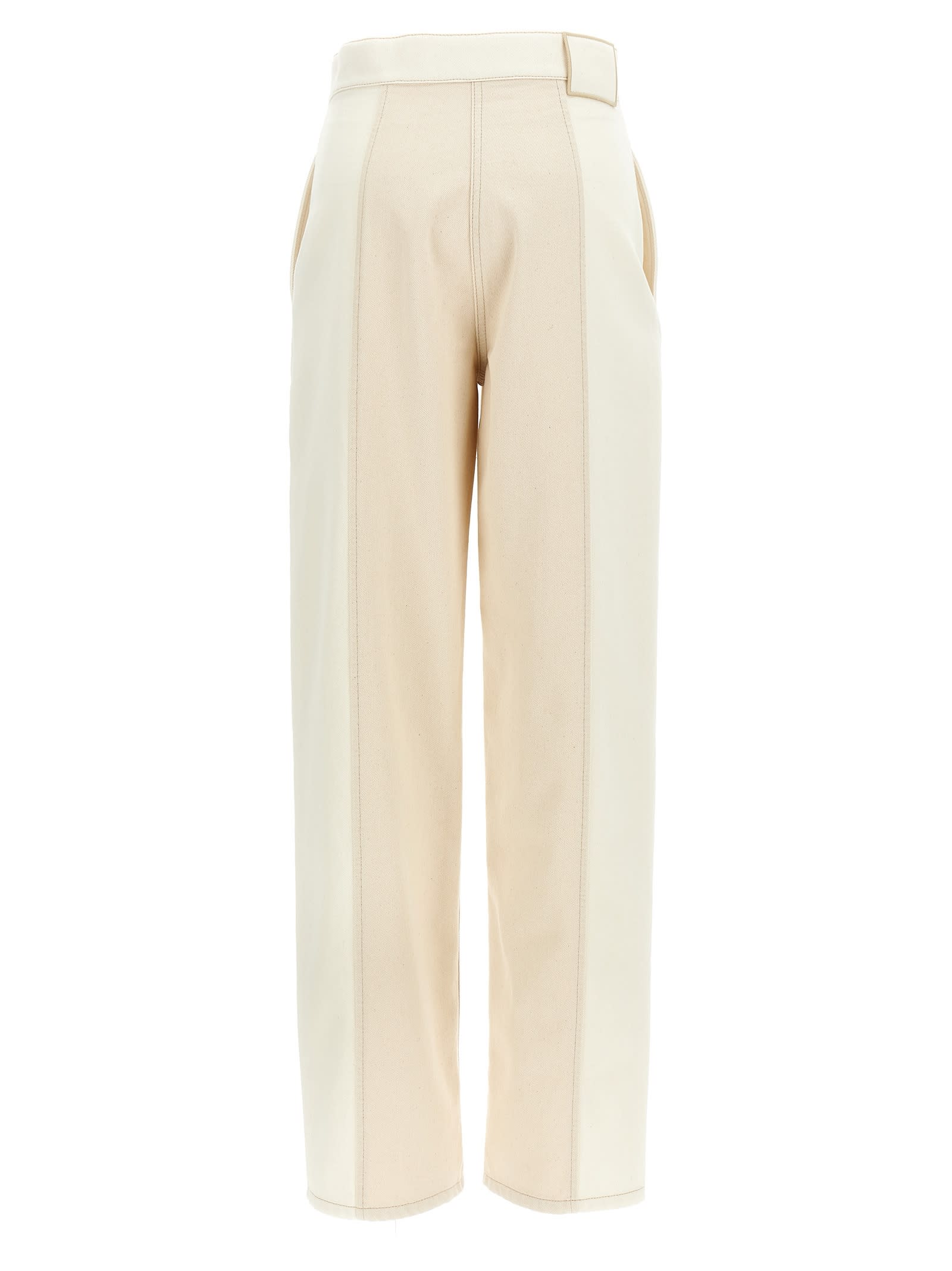 デニム・ジーパン FENDI Two-tone denim jeans White FLP852AT20 Fendi Two-tone Denim Jeans | italist