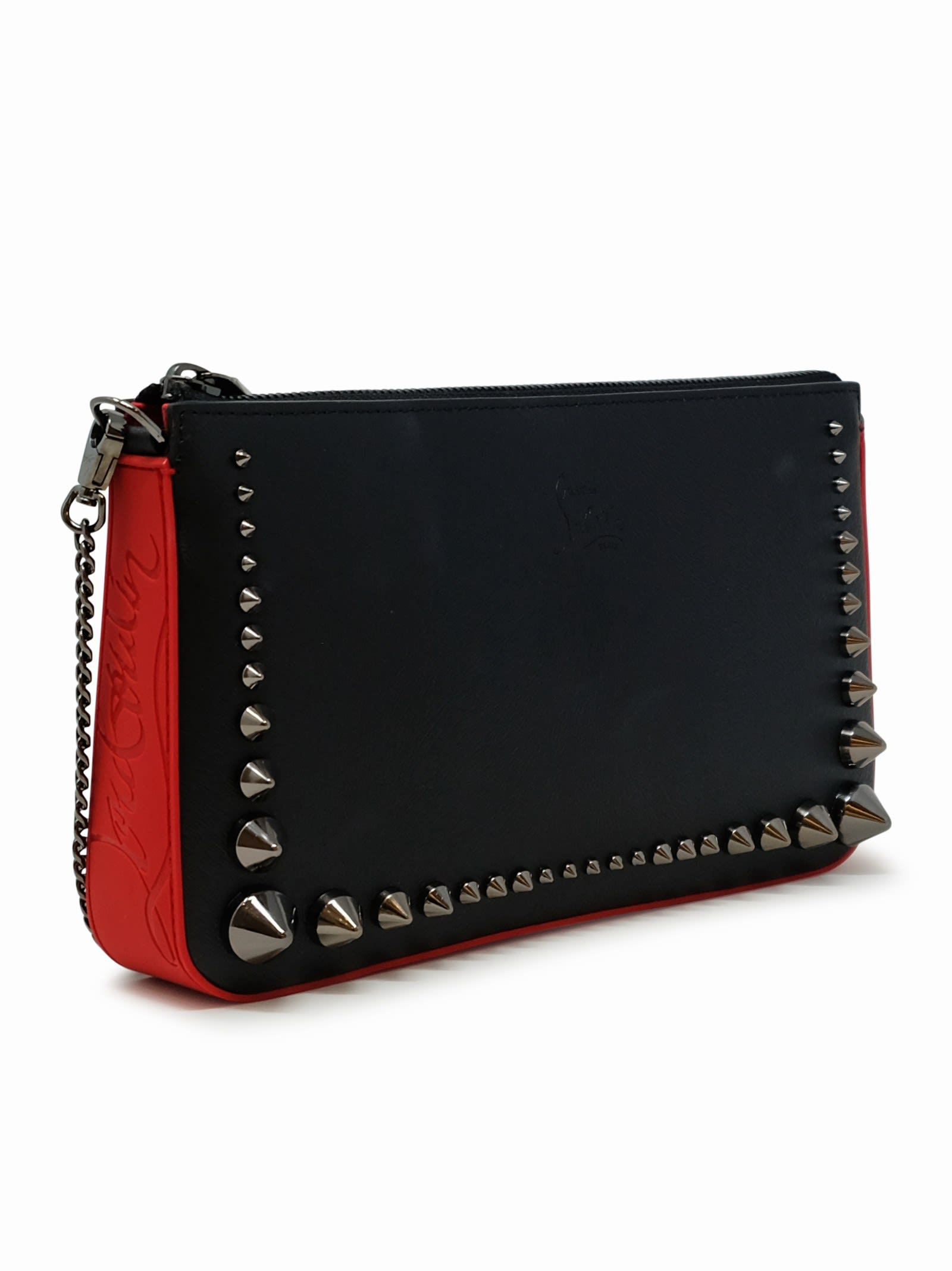 Christian Louboutin Loubila Hybrid Zip Crossbody Bag Leather