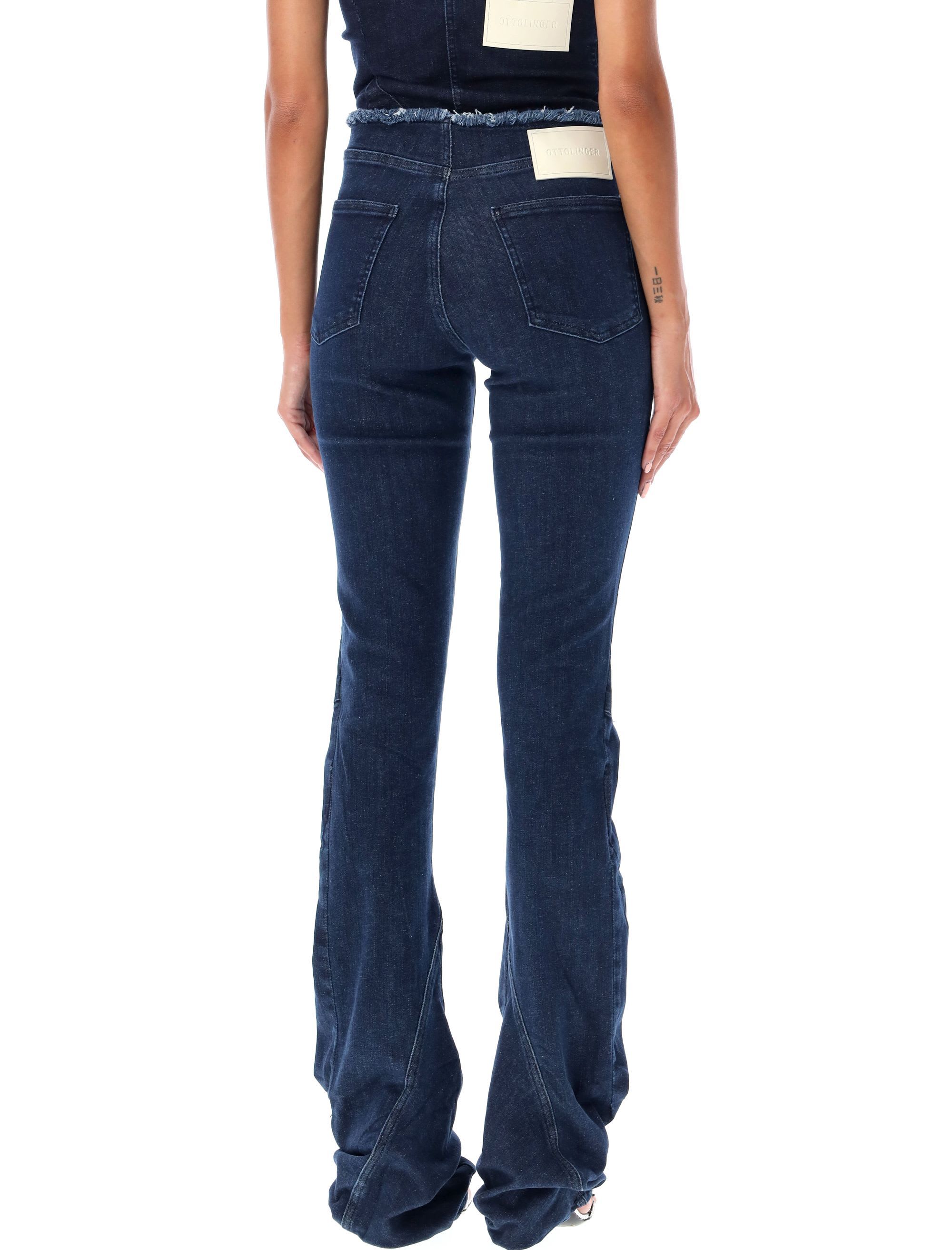 【正規店出品】OTTOLINGER RAW-EDGE DRAPE DENIM PANTS Ottolinger Raw-edge Drape Denim Pants | italist