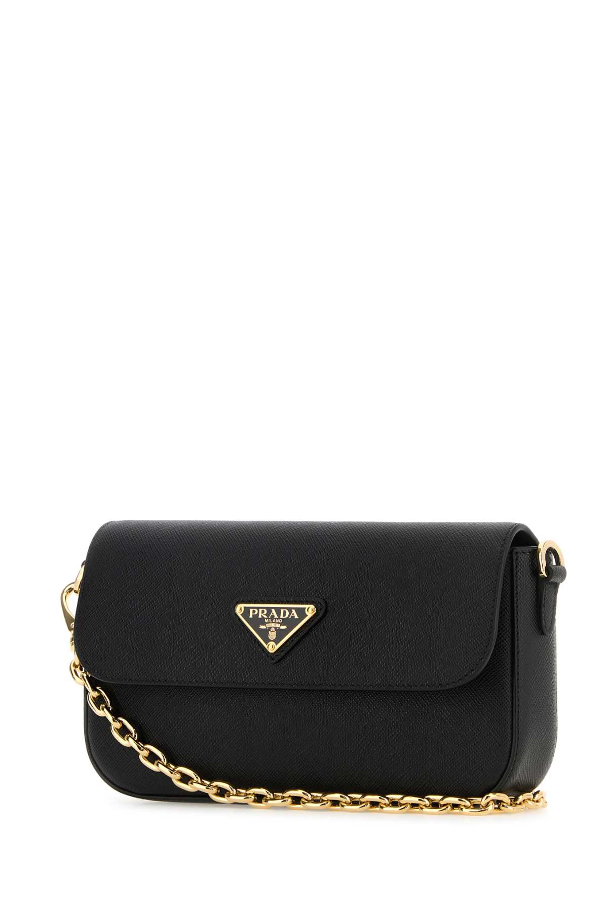 Prada Black Leather Crossbody Bag | italist
